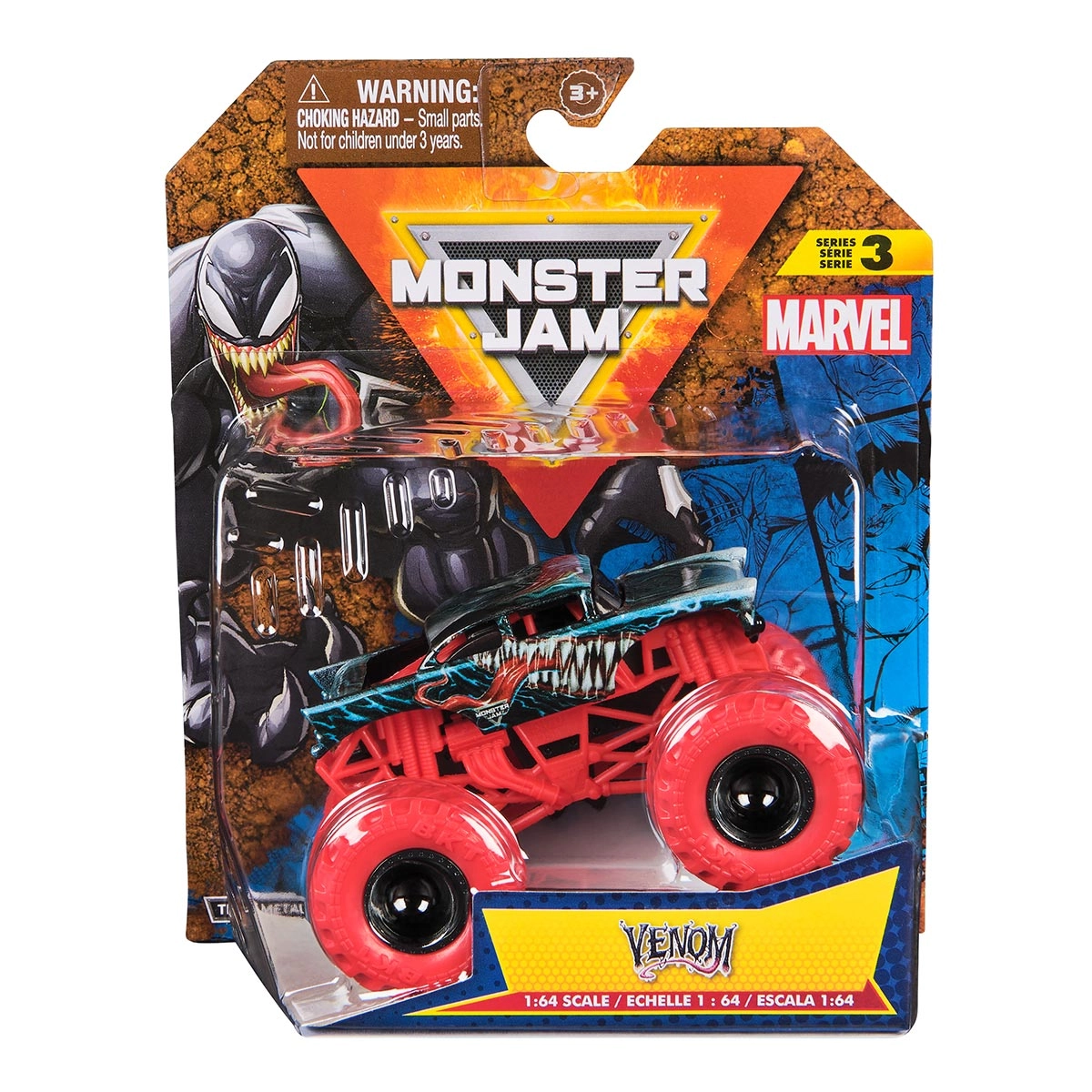 Carrinho Do Venon Escala 1:64 Marvel - Monster Jam