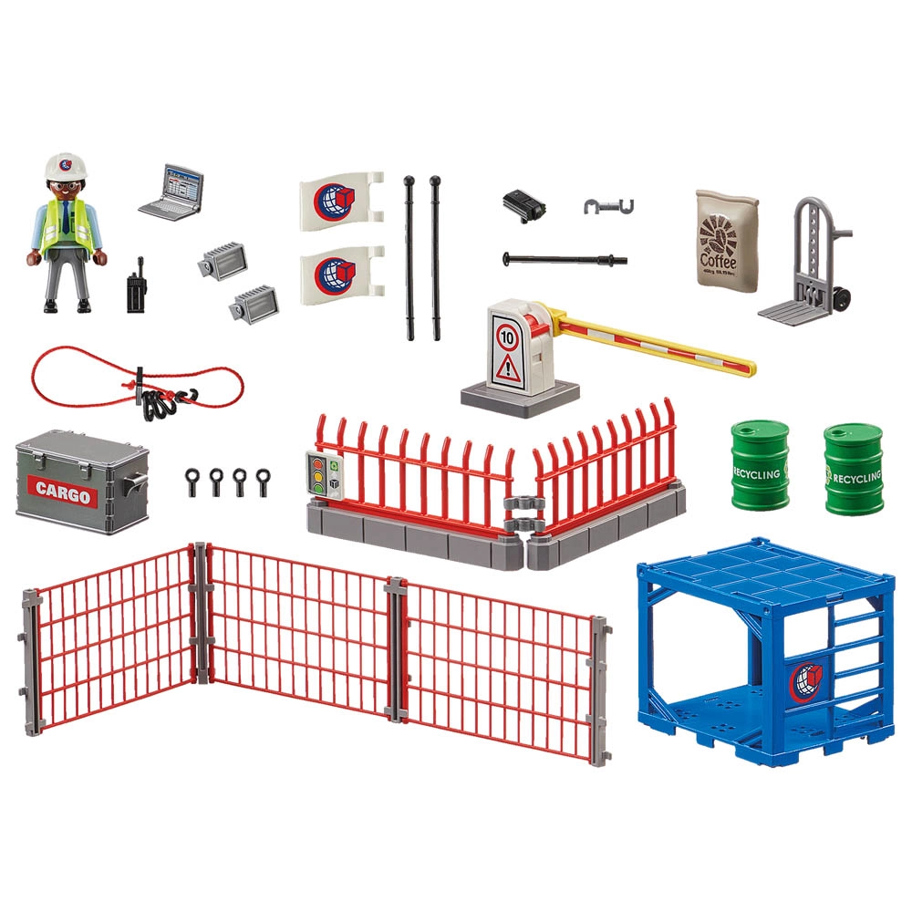 Playmobil - Armazenamento De Carga - City Action - 70773 Playmobil - Armazenamento De Carga - City Action - 70773