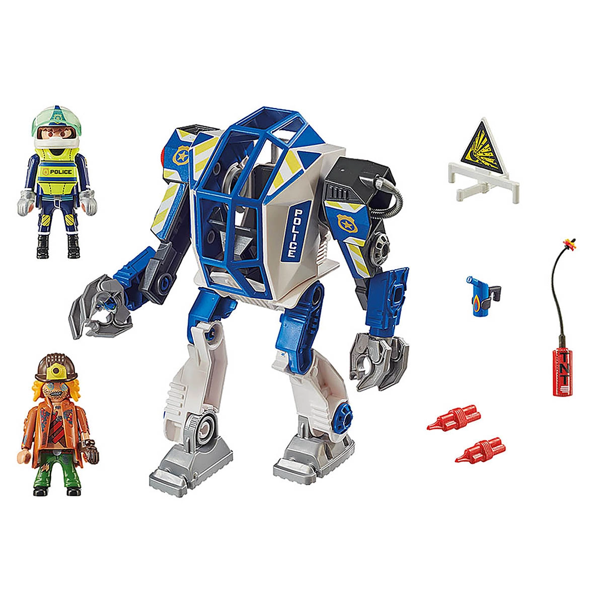 Playmobil - Robô De Operações Especiais Da Polícia - City Action - 70571 Playmobil - Robô De Operações Especiais Da Polícia - City Action - 70571