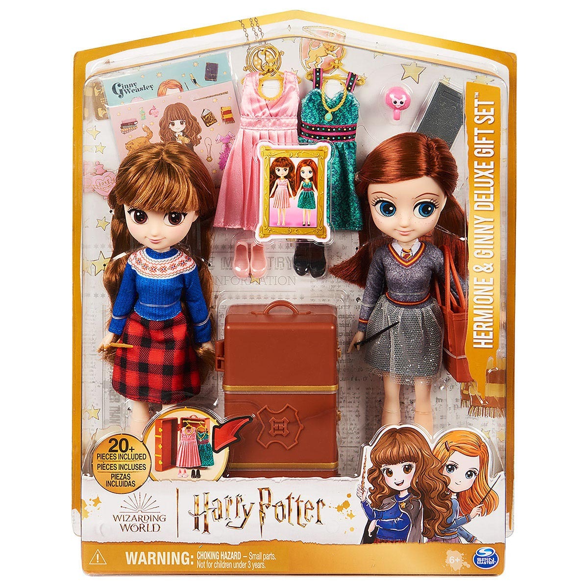 Harry Potter - Mega Set Com Hermione E Gina 20Cm