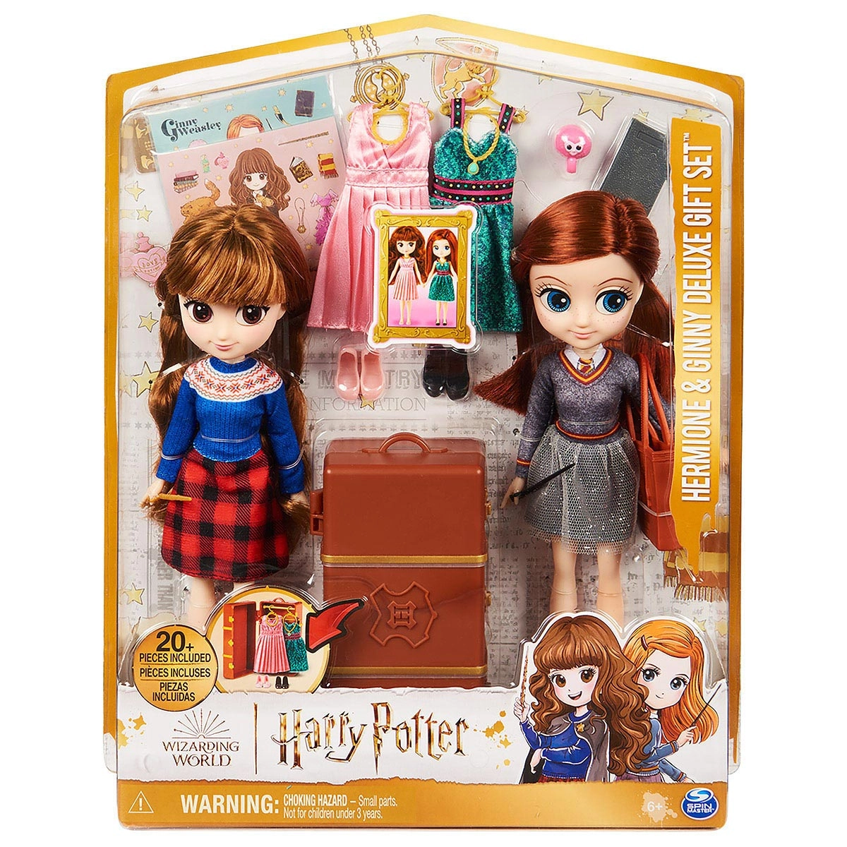 Harry Potter - Mega Set Com Hermione E Gina 20Cm