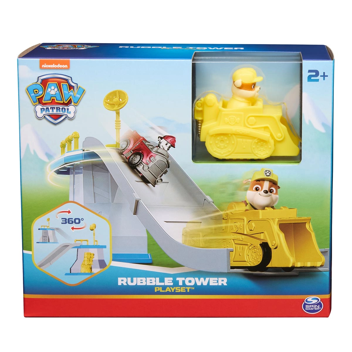 Playset com Torre e Carrinho do Rubble - Patrulha Canina