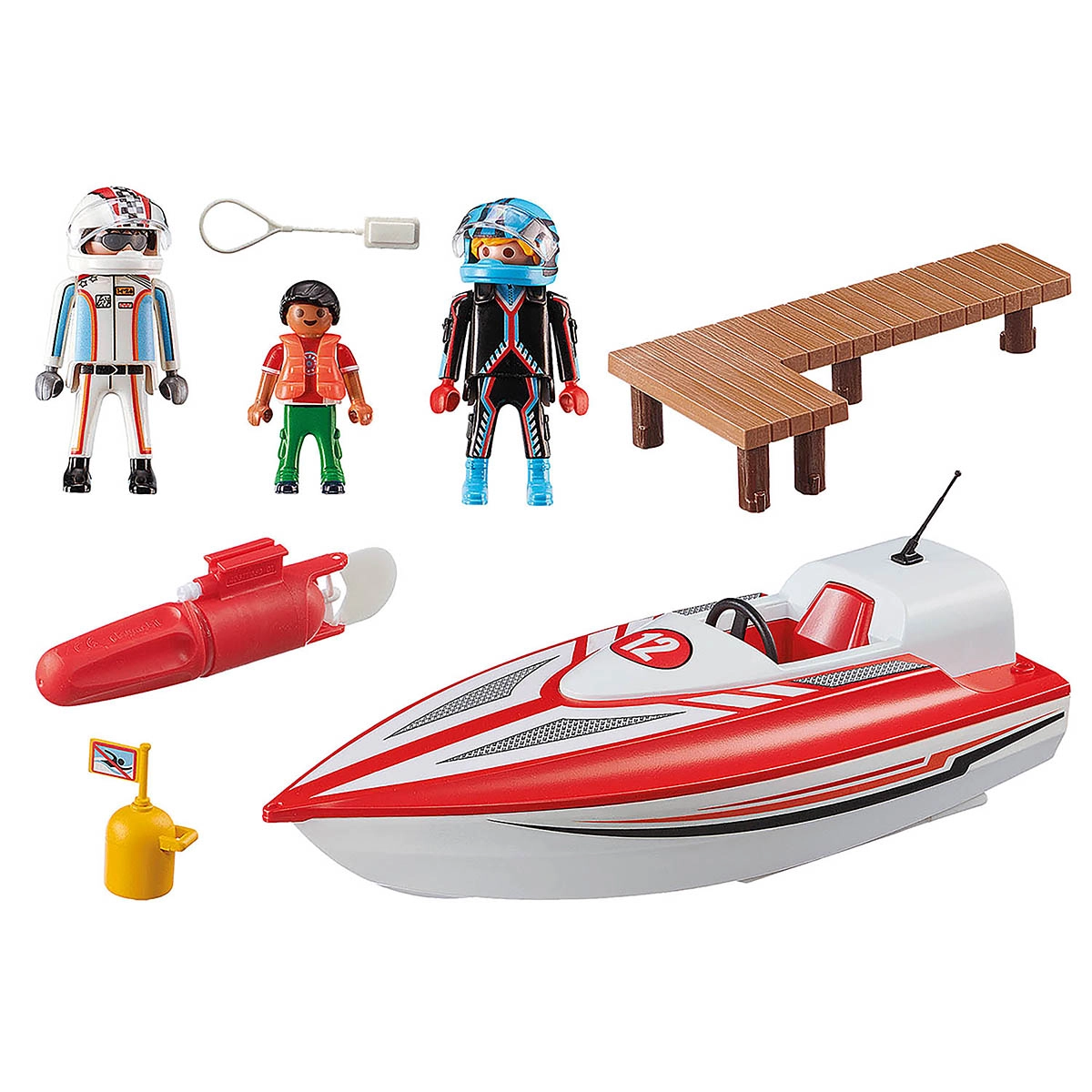 Playmobil - Piloto De Speedboat - Sports &Amp; Action - 70744 Playmobil - Piloto De Speedboat - Sports &Amp; Action - 70744