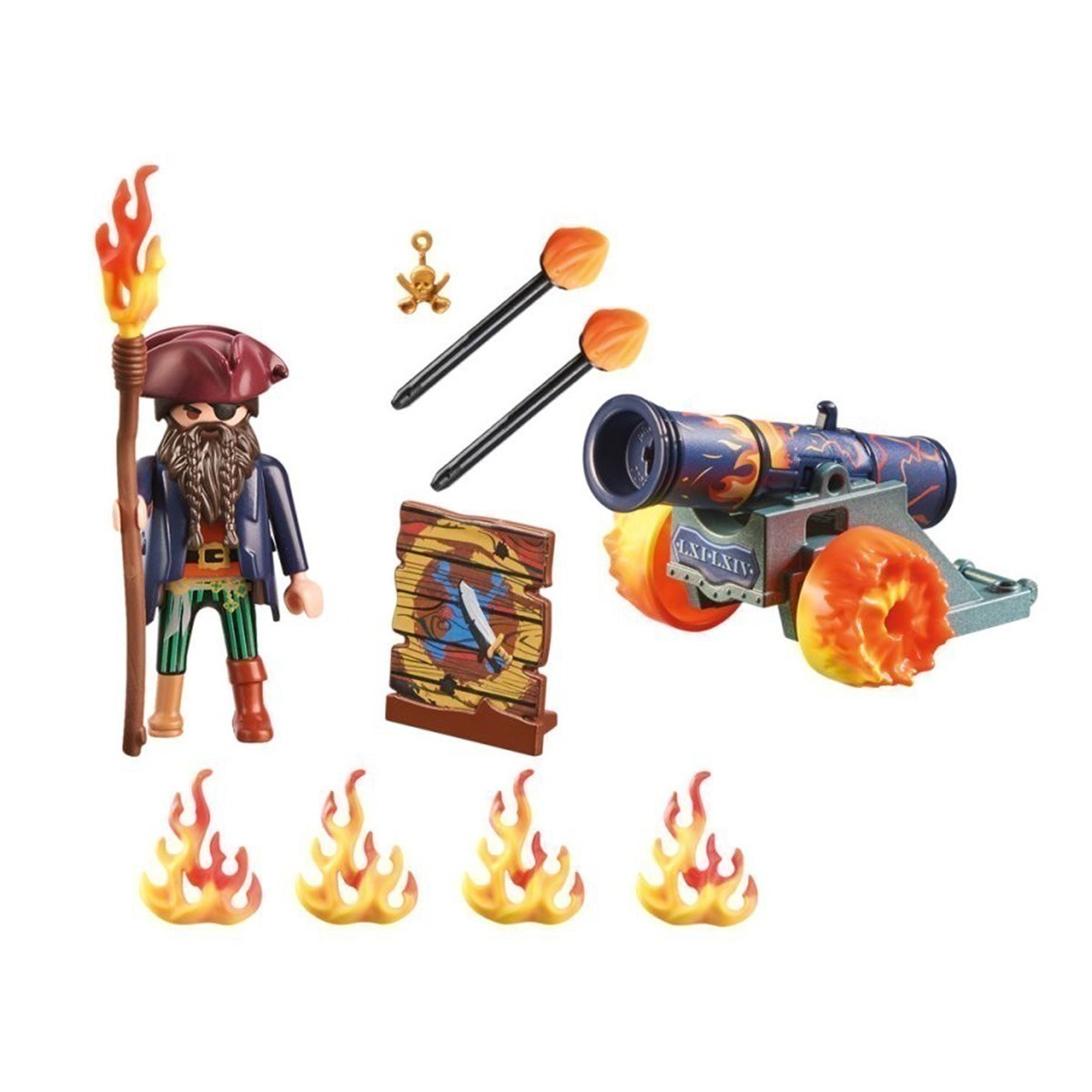 Playmobil - Pirata Com Canhão - Pirates 71189