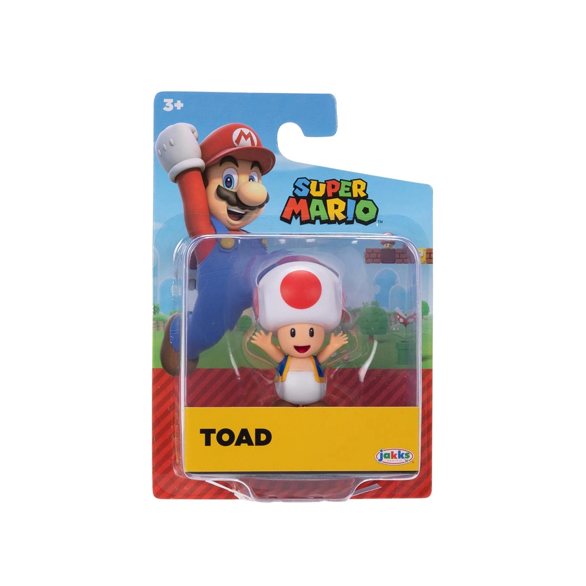 Boneco Articulado Toad de 6cm - Super Mario