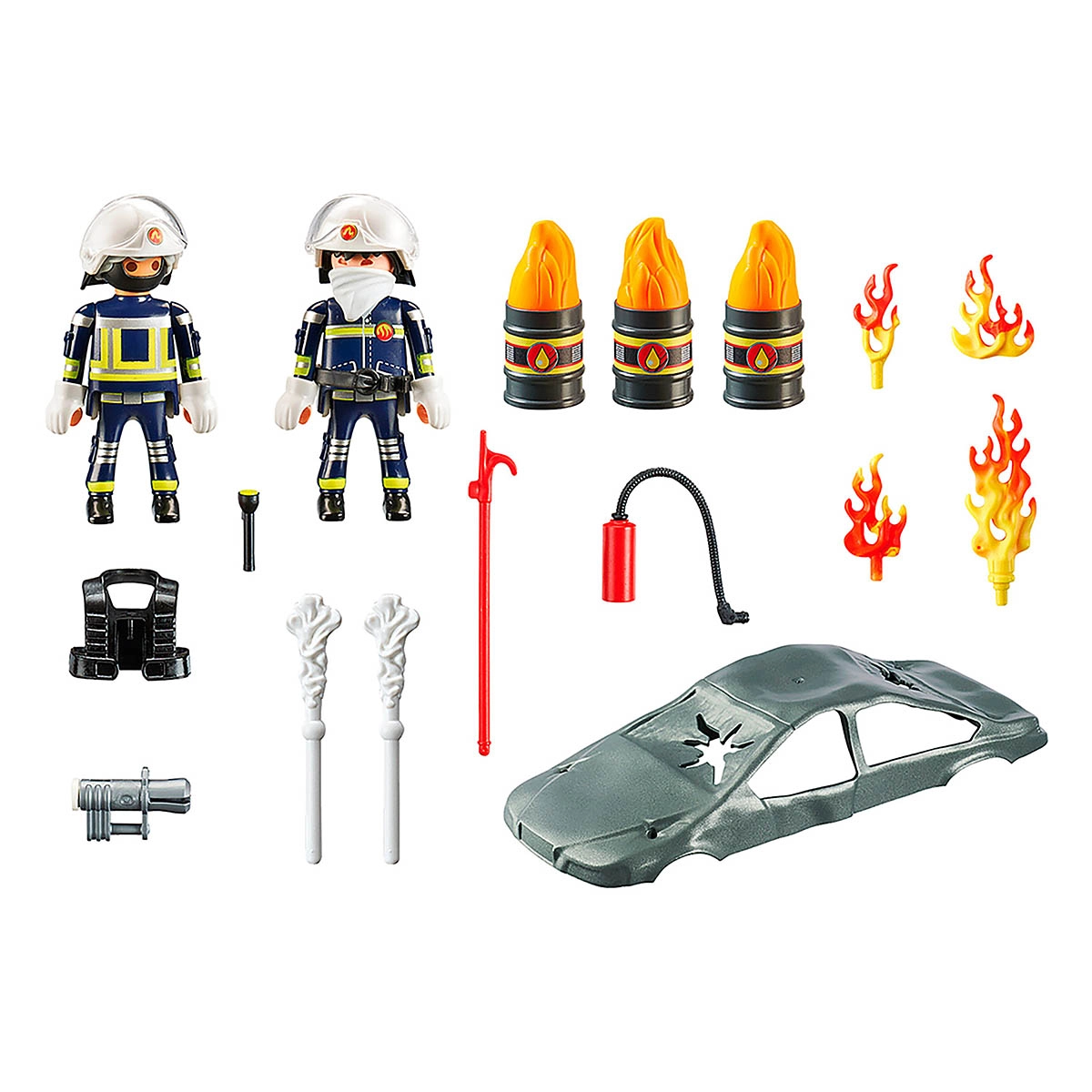 Playmobil - Exercício De Incêndio Starter Pack - City Action - 70907 Playmobil - Exercício De Incêndio Starter Pack - City Action - 70907