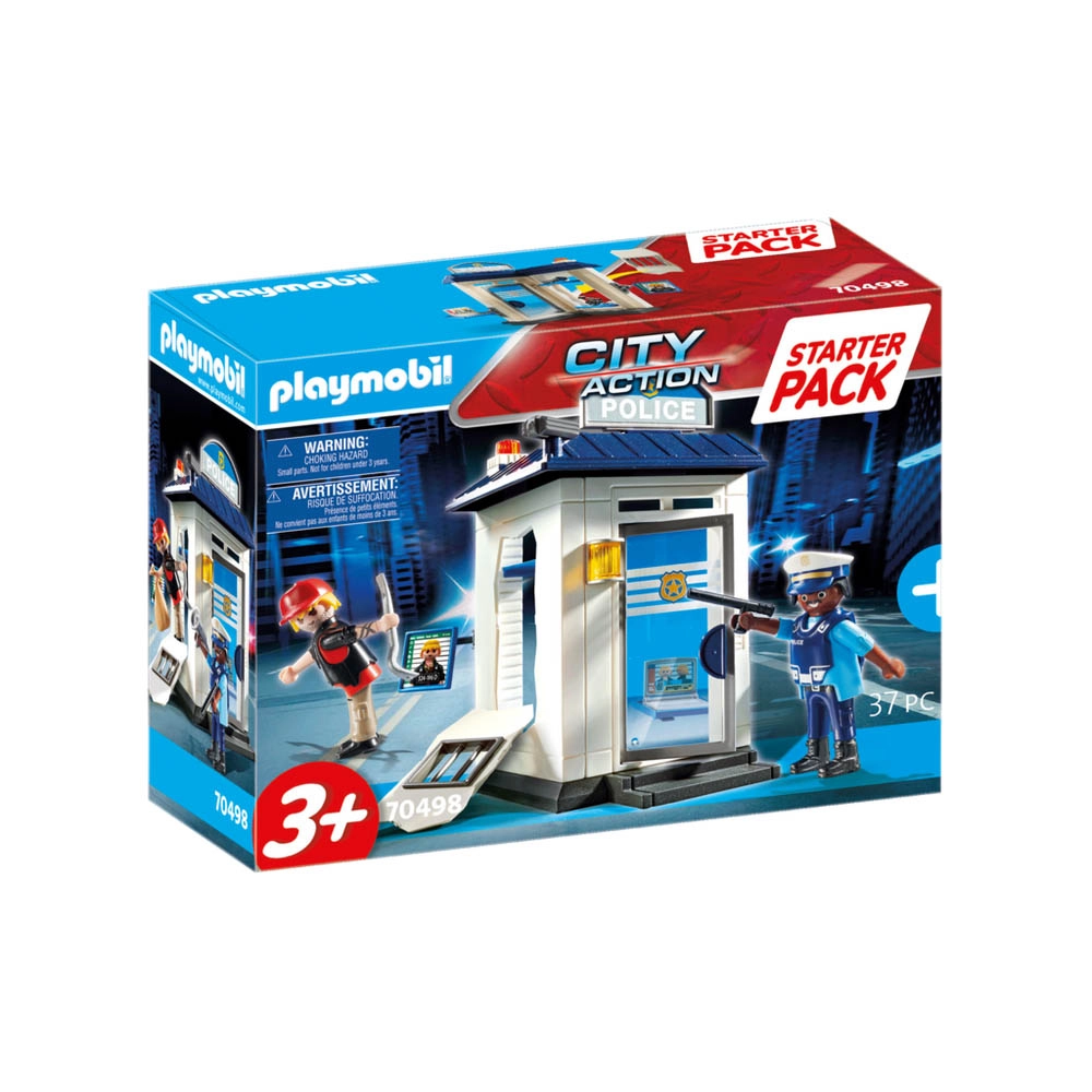 Playmobil - Delegacia De Polícia Starter Pack - City Action - 70498 Playmobil - Delegacia De Polícia Starter Pack - City Action - 70498