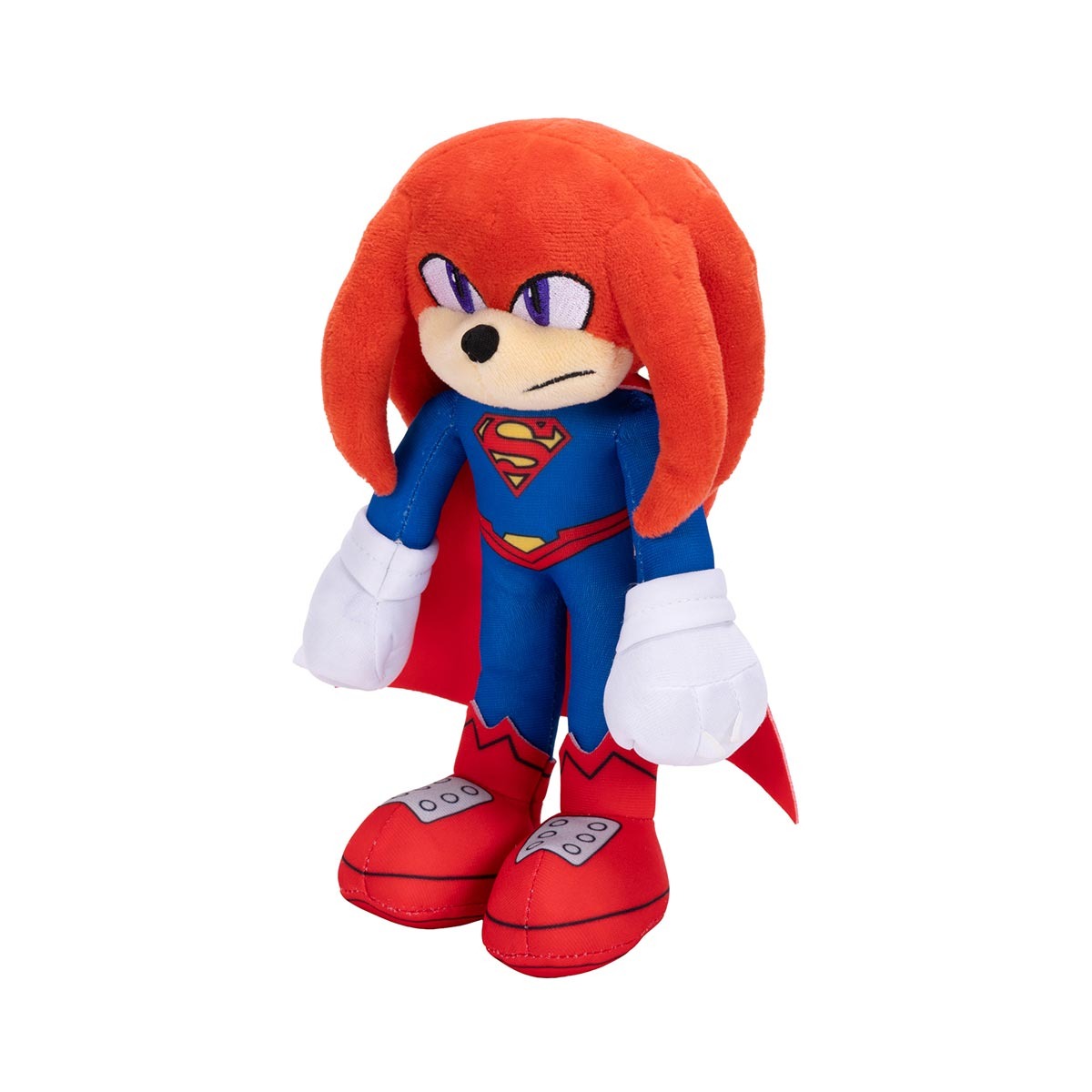 Pelúcia Knuckles Superman de 22cm - Sonic Warner