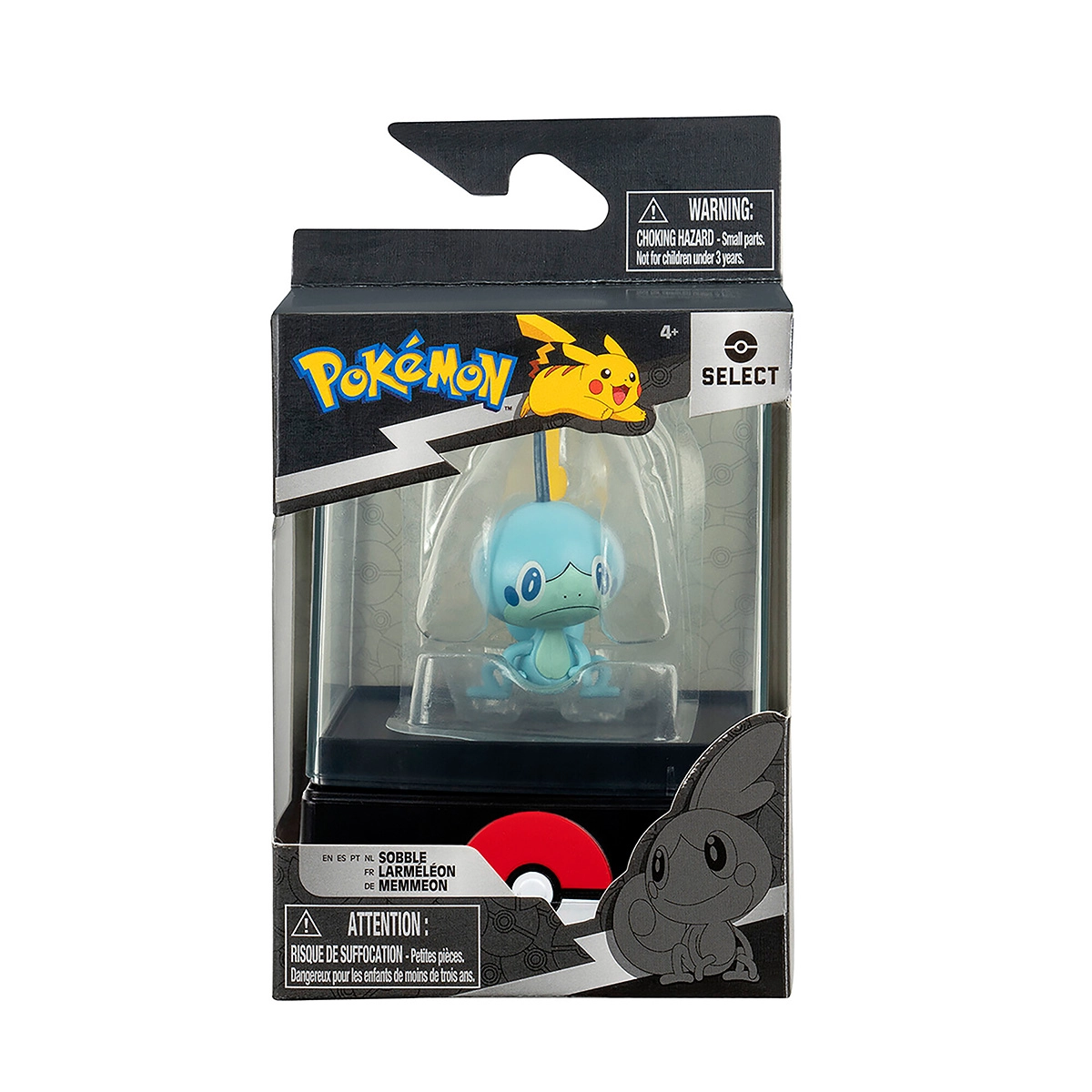 Pokemon - Figuras De Batalha 5Cm Com Case - Sobble