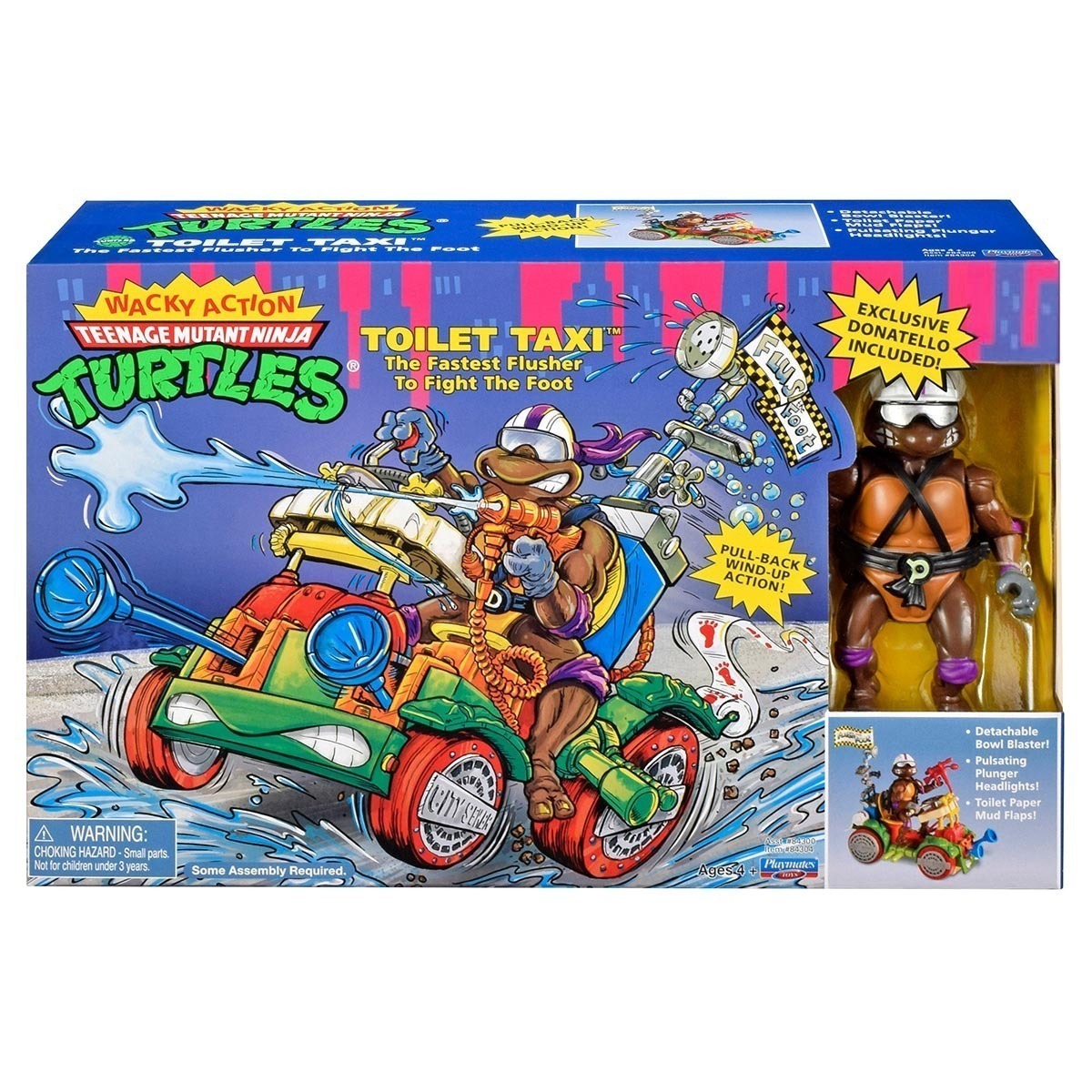 Taxi Sanitario Classico Boneco Donatello As Tartarugas Ninja