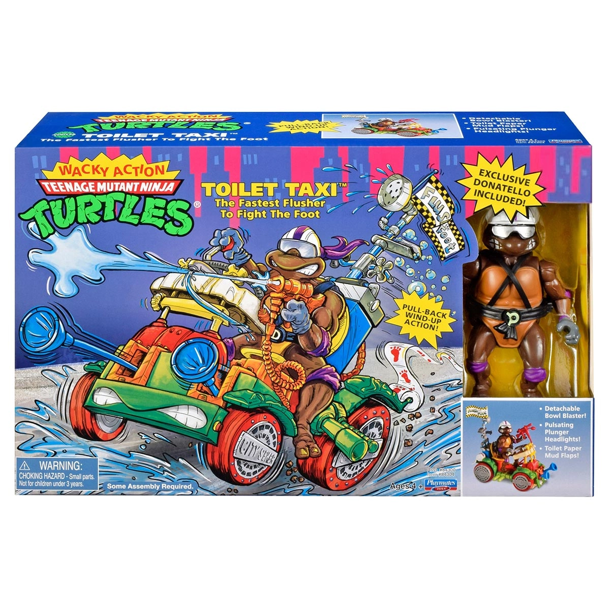 Taxi Sanitario Classico Boneco Donatello As Tartarugas Ninja