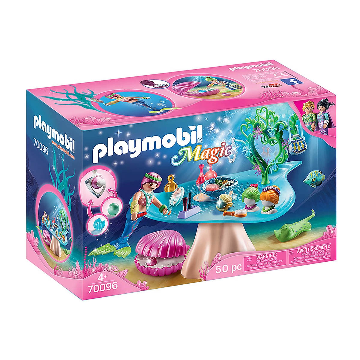 Playmobil - Salão De Beleza Com Concha E Pérolas - Magic - 70096 Playmobil - Salão De Beleza Com Concha E Pérolas - Magic - 70096