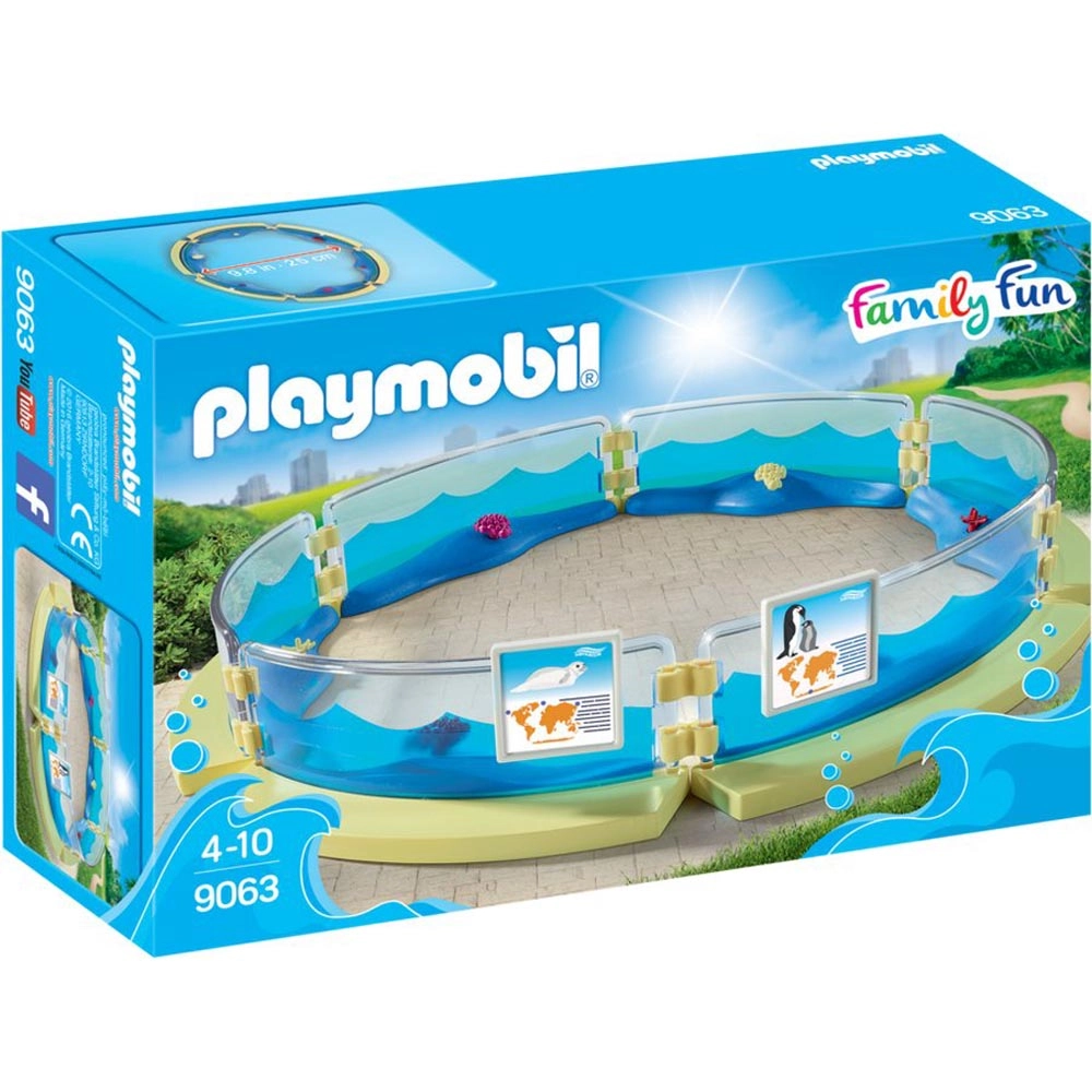 Playmobil - Cercado Para Aquário - Family Fun - 9063 Playmobil - Cercado Para Aquário - Family Fun - 9063