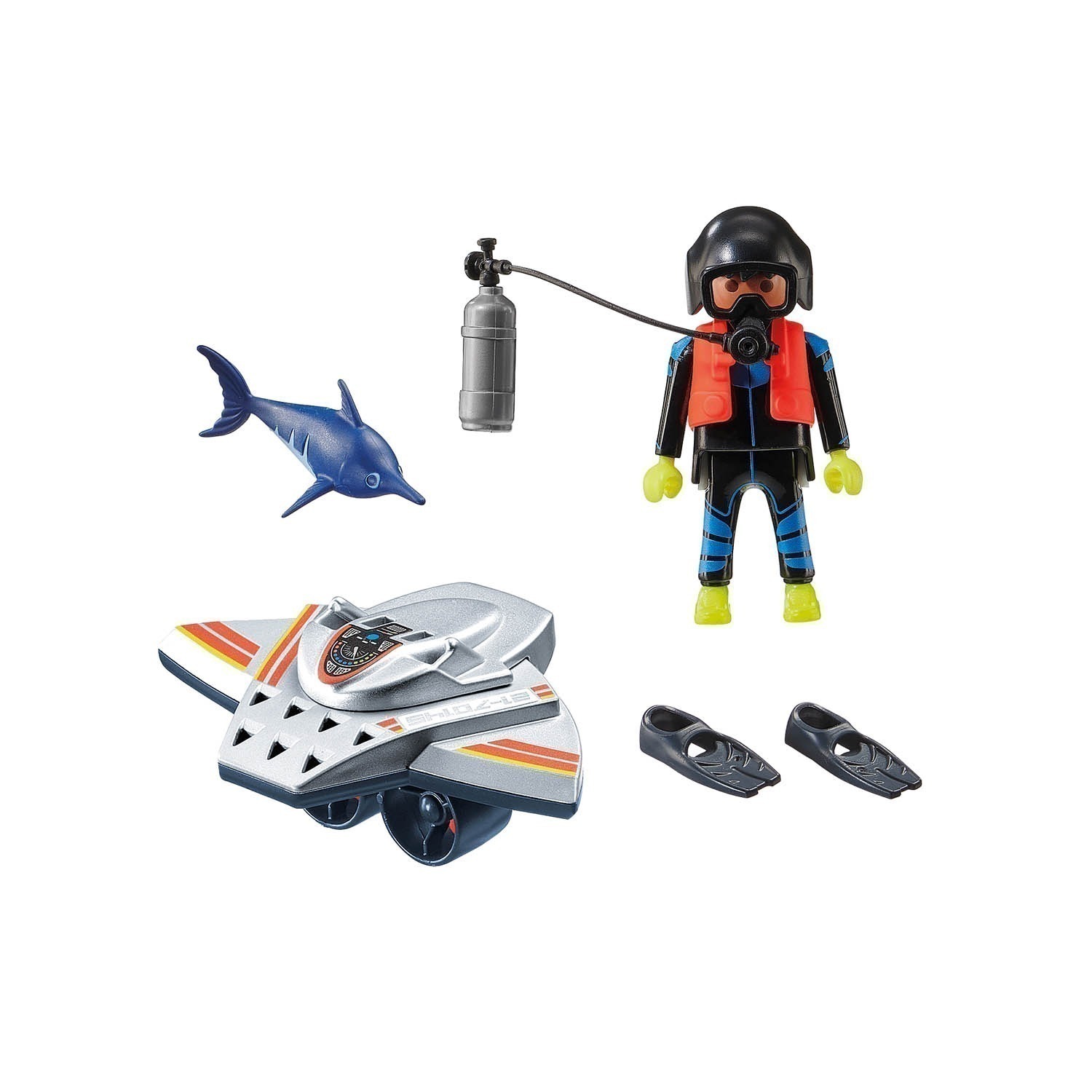 Playmobil - Scooter De Mergulho - City Action - 70145