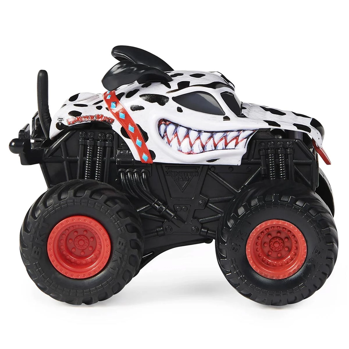 Carrinho Monster Jam Escala 1:43 - Click & Flip - Dalmatian