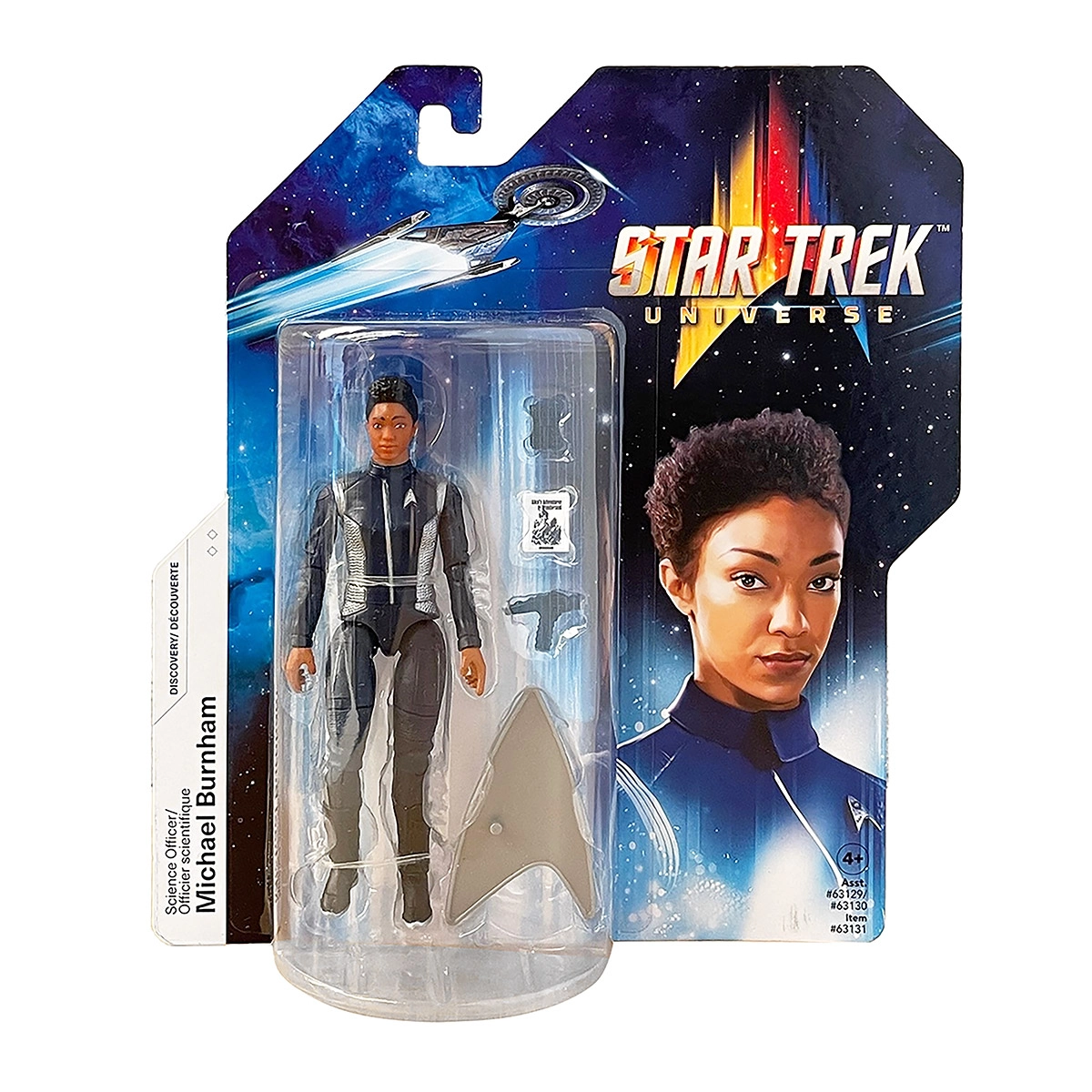 Star Trek Jornada Nas Estrelas Boneco 12Cm - Michael Burnham