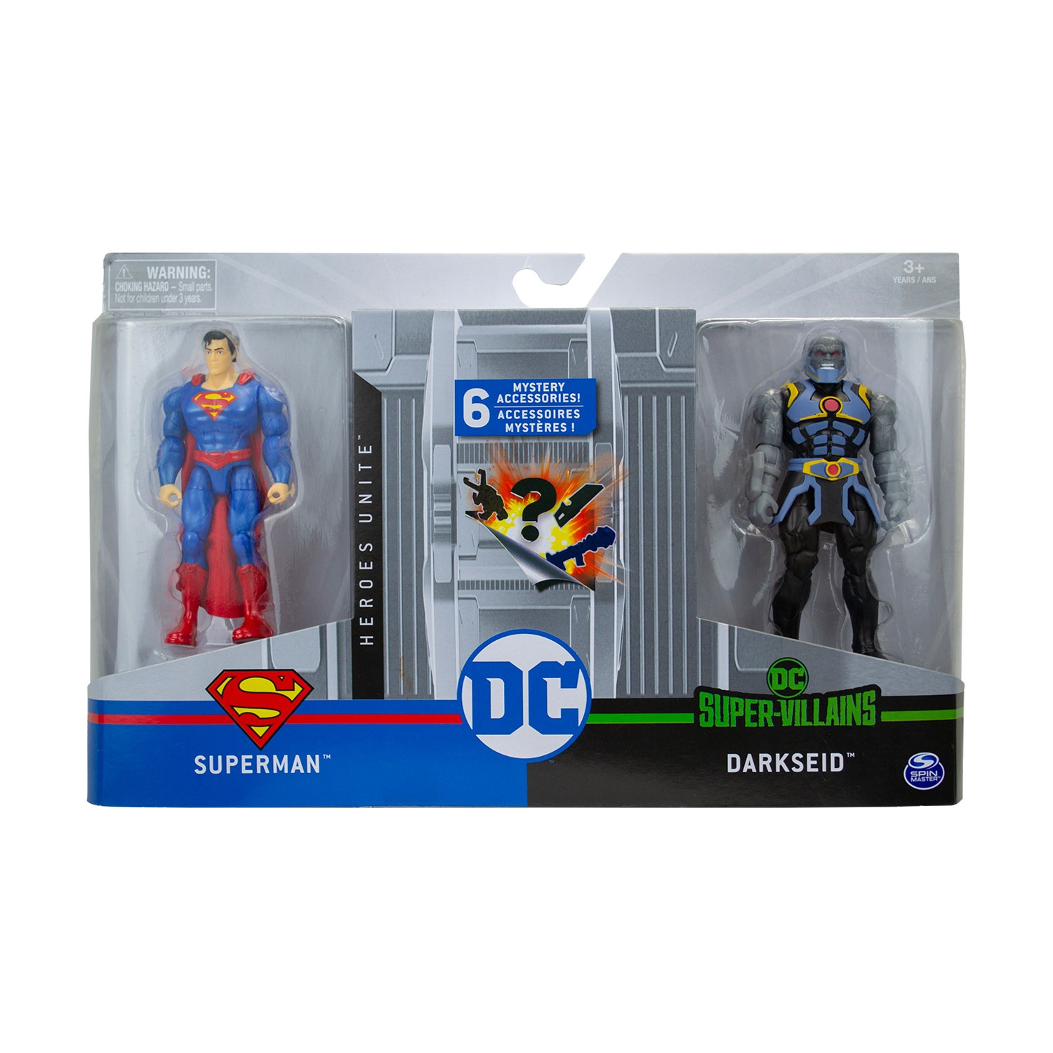 Dc - boneco 10 Cm Com Vilão Superman / Darkseid