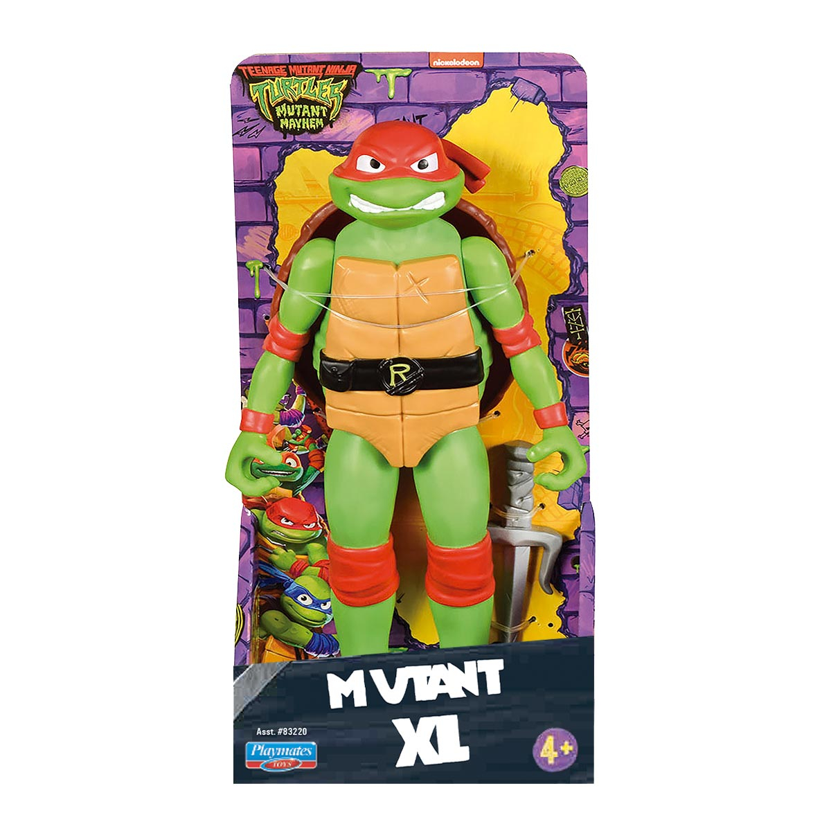 As Tartarugas Ninja - Boneco Xl Raphael De 23Cm Do Filme