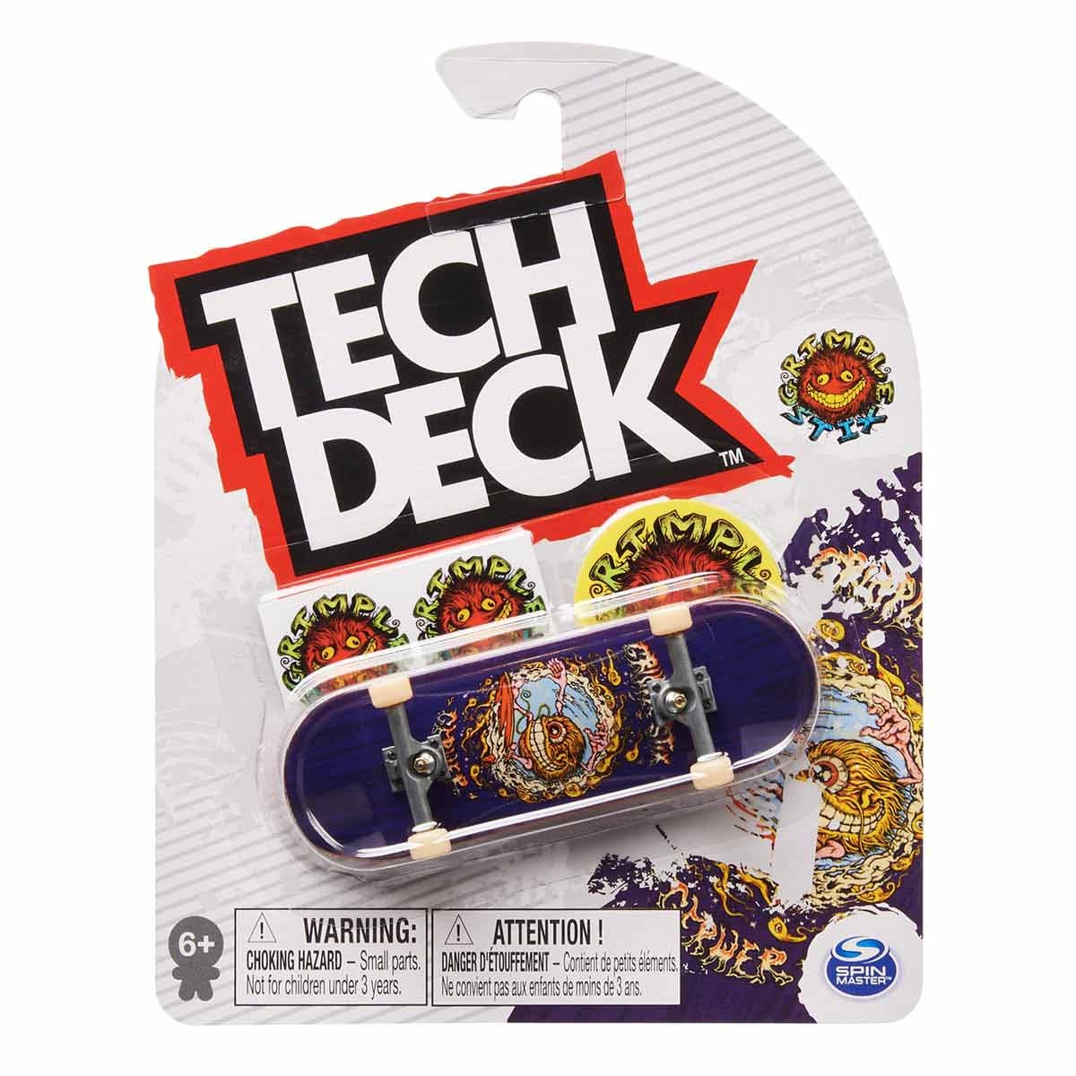 Skate De Dedo 96Mm - Grimple Stix Roxo - Tech Deck Skate De Dedo 96Mm - Grimple Stix Roxo - Tech Deck