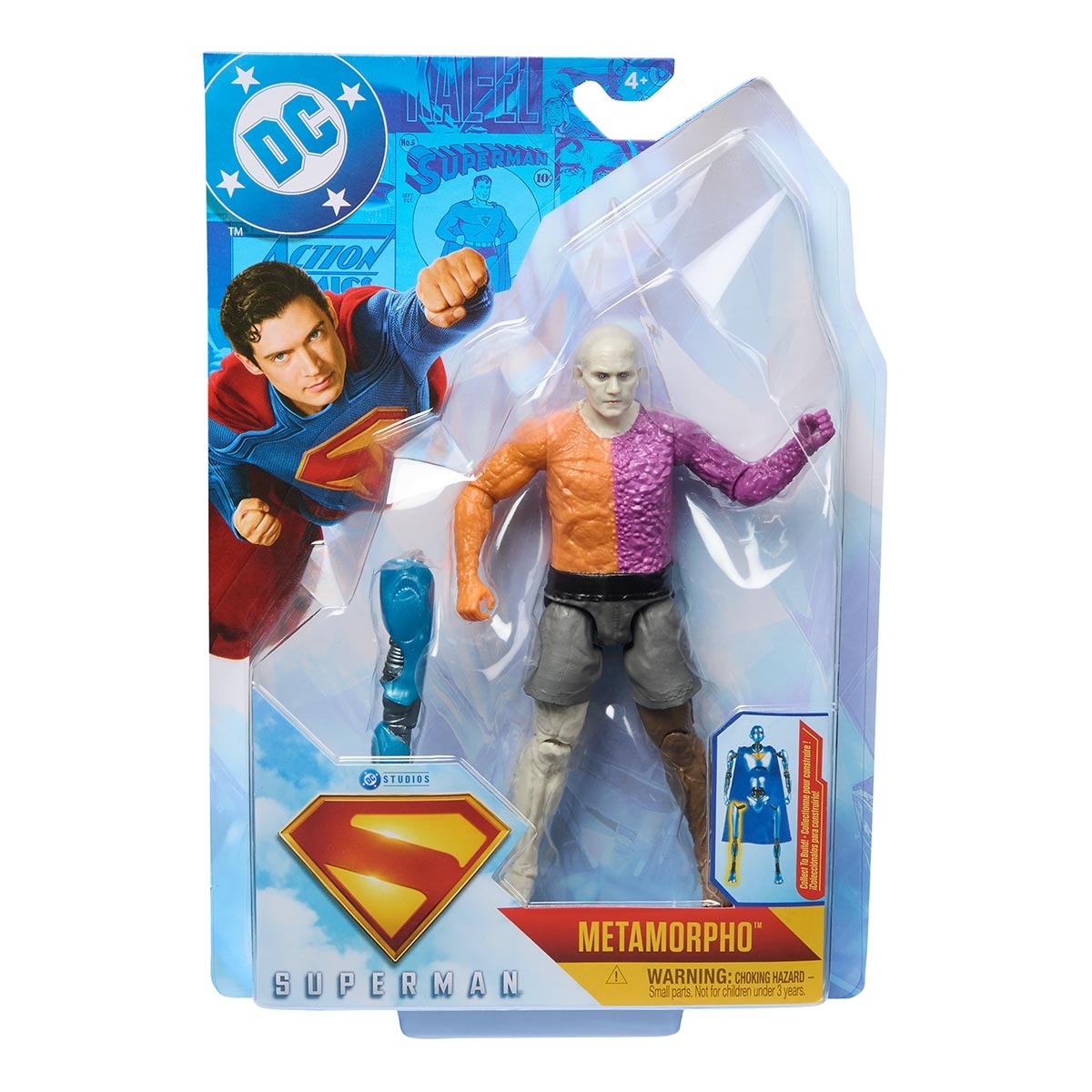 Boneco Metamorfo 15cm + 1 Colecionável - Superman Filme 