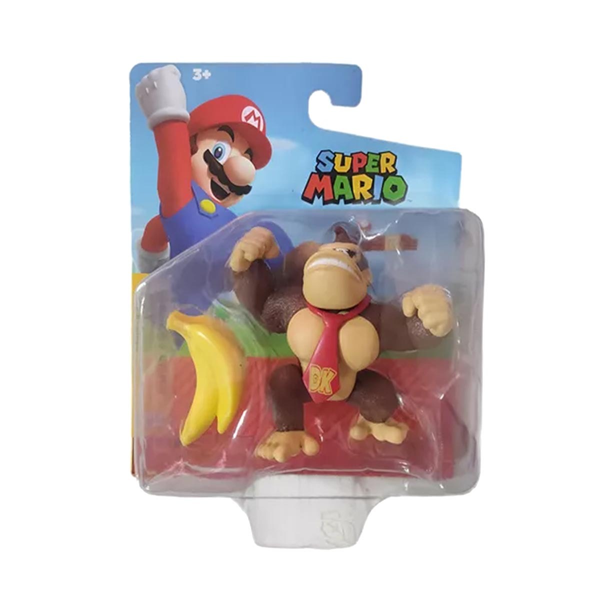 Super Mario - Boneco Donkey Kong 6Cm Com Banana - Sunny