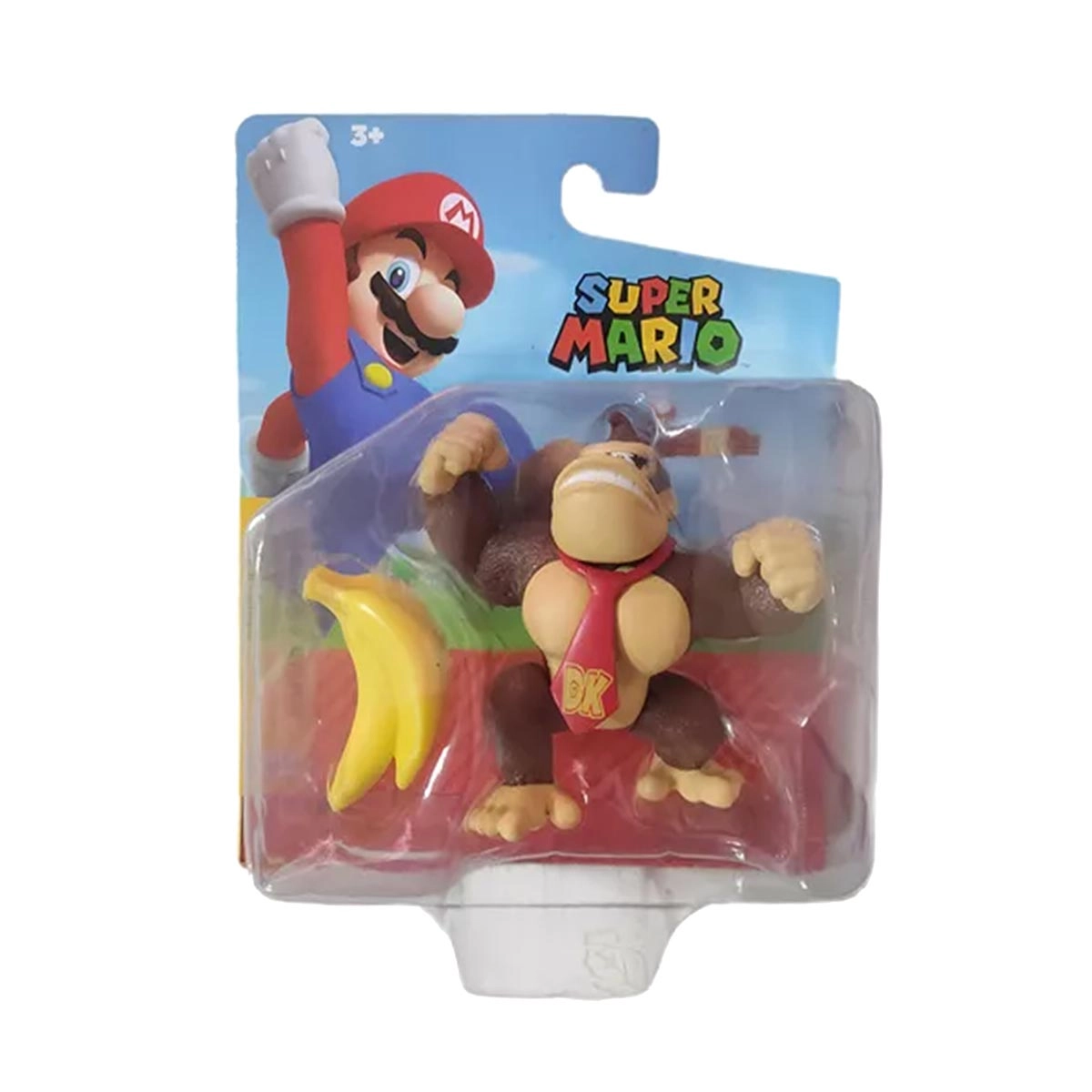 Super Mario - Boneco Donkey Kong 6Cm Com Banana - Sunny