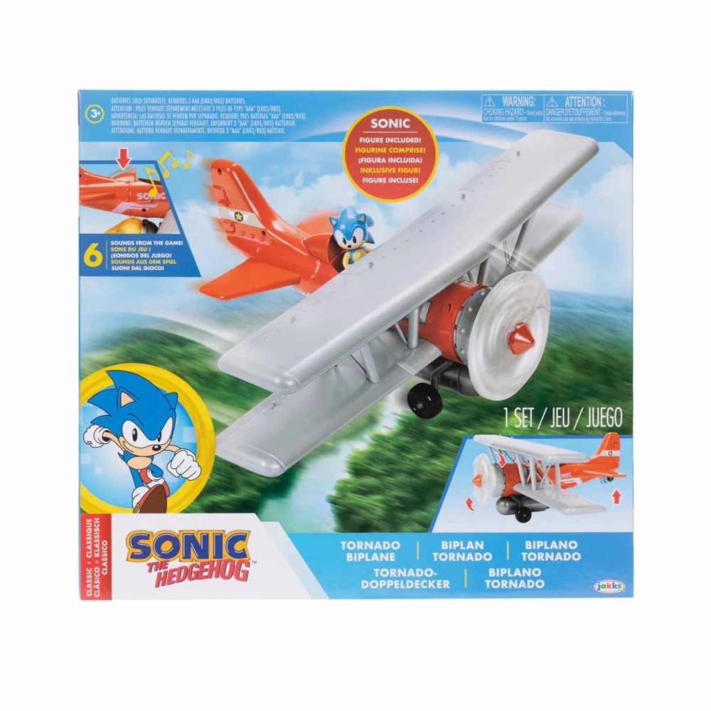 Aviao Tornado Do Sonic Com Boneco - Sonic