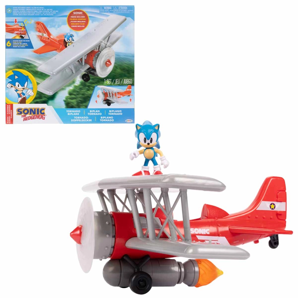 Aviao Tornado Do Sonic Com Boneco - Sonic