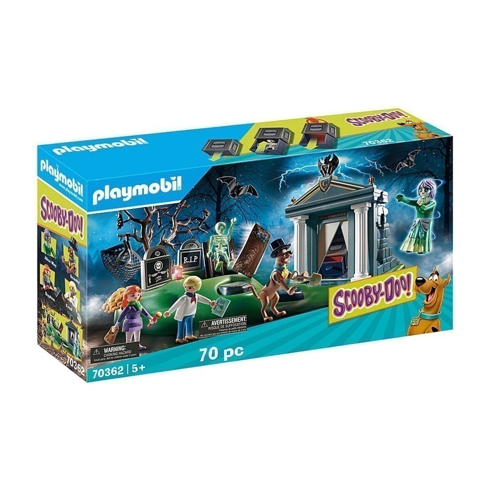 Playmobil - Aventura No Cemitério - Scooby-Doo! - 70362