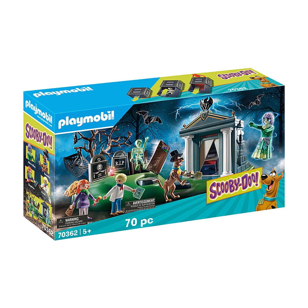 Playmobil - Aventura No Cemitério - Scooby-Doo! - 70362 Playmobil - Aventura No Cemitério - Scooby-Doo! - 70362