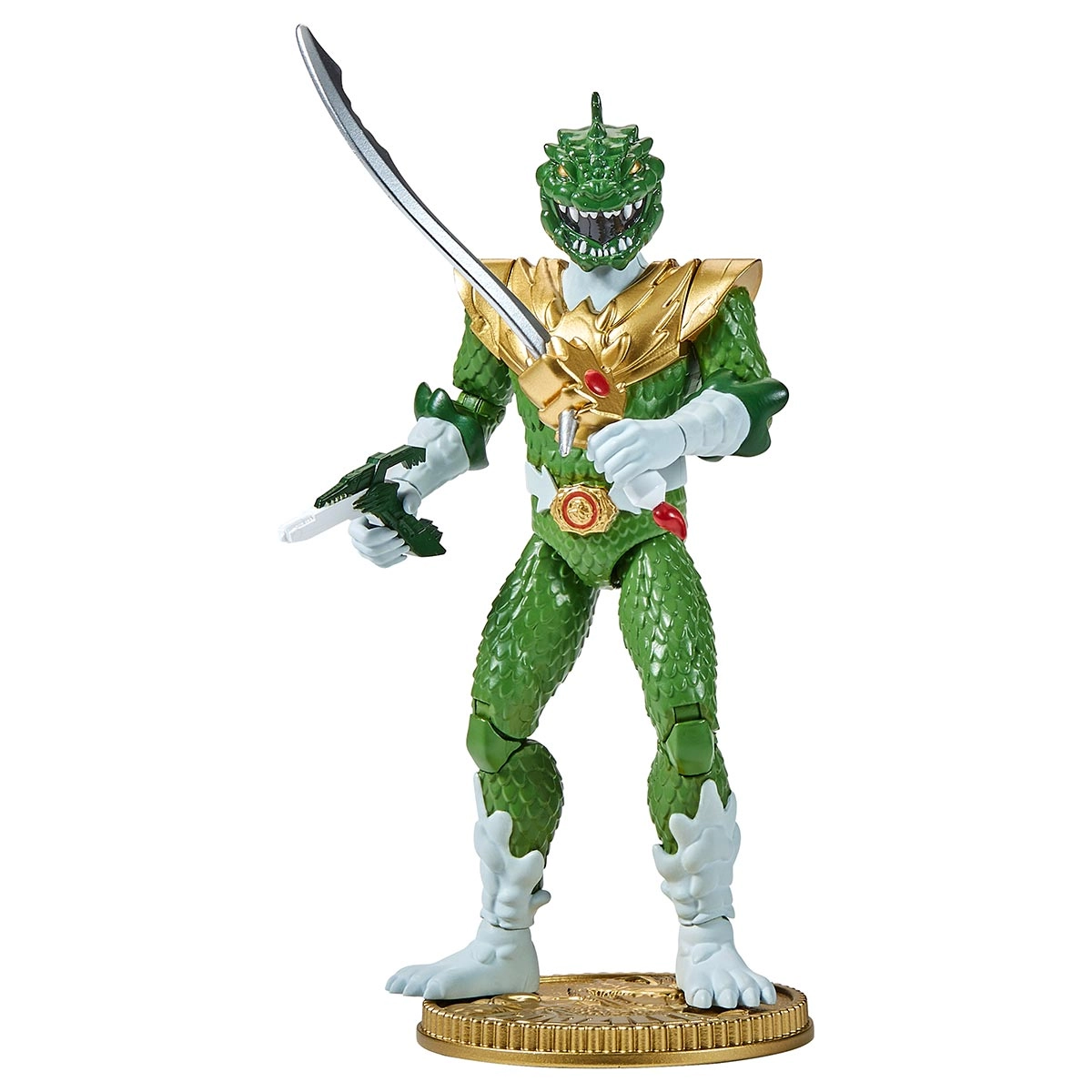 Boneco Godzilla Verde + Acessórios - Power Rangers Kaiju