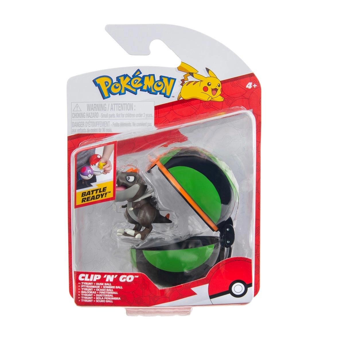 Boneco Tyrunt Com Dusk Ball  - Pokémon