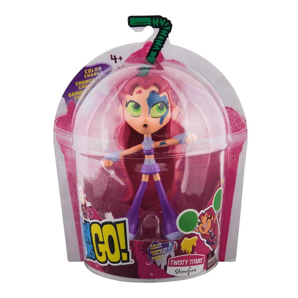 Boneca Articulada Estelar Color Change 14Cm - Jovens Titãs