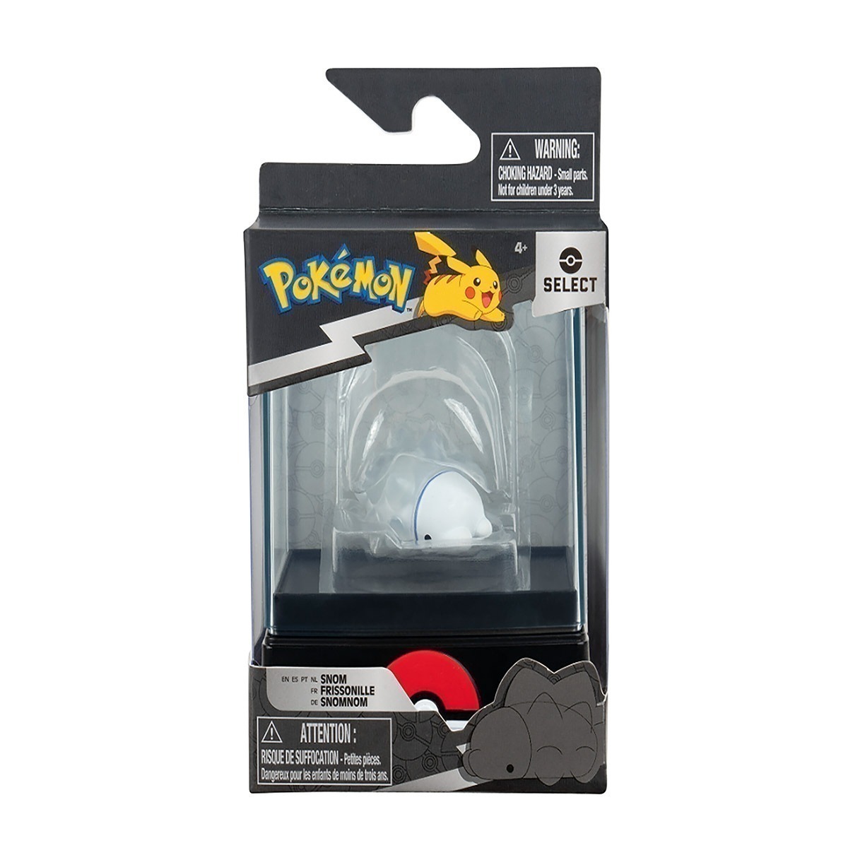 Pokemon - Figuras De Batalha 2Cm Com Case - Snom
