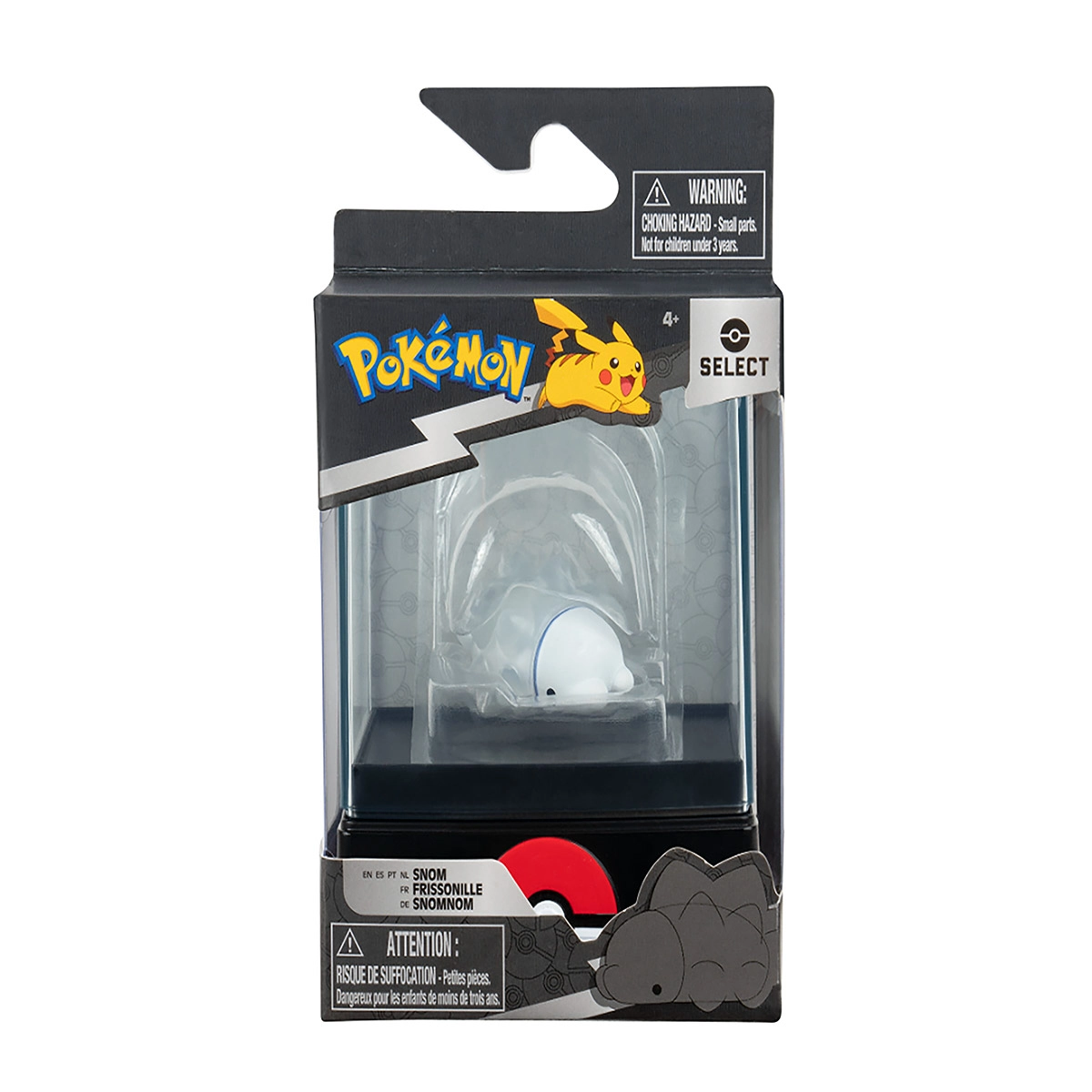Pokemon - Figuras De Batalha 2Cm Com Case - Snom
