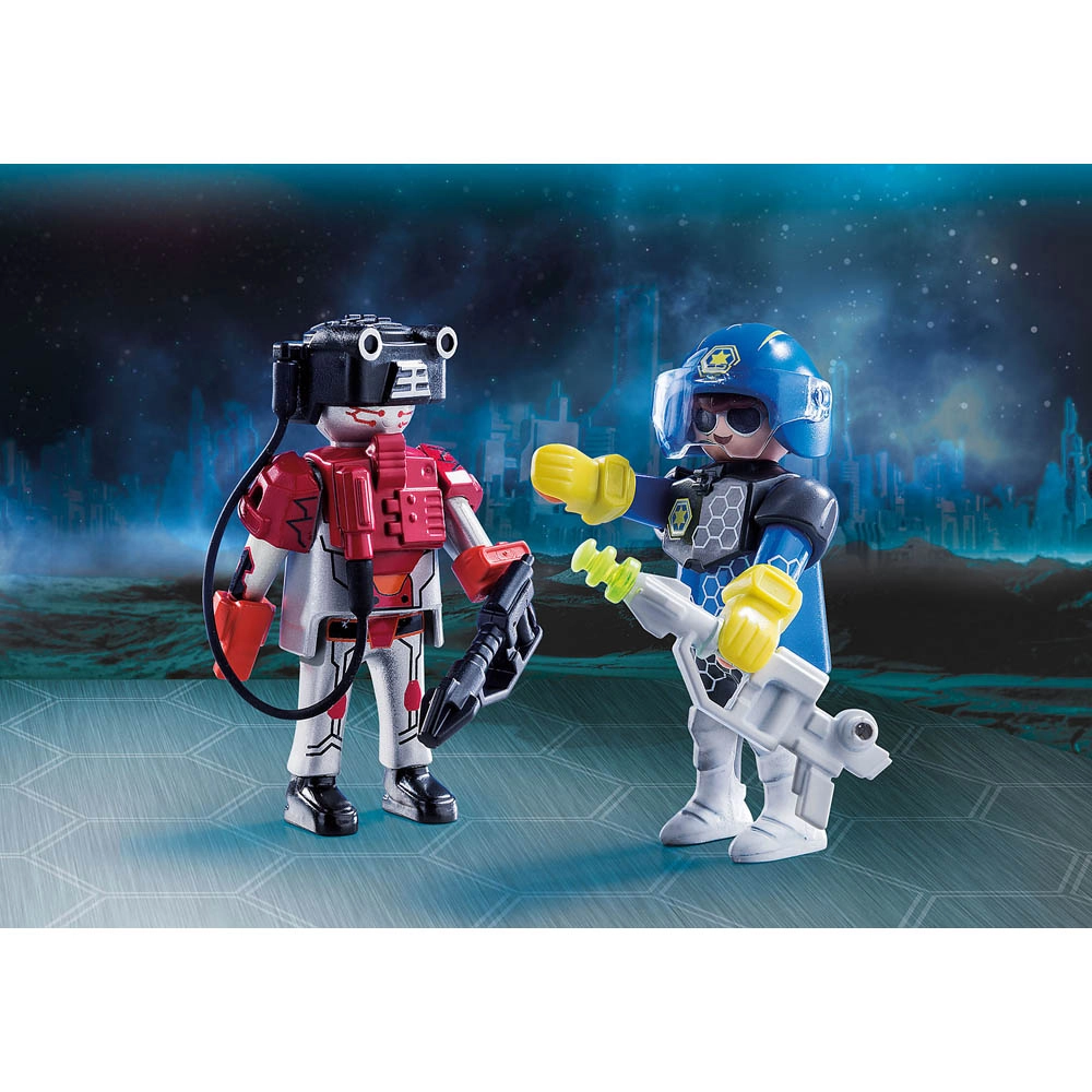 Playmobil - Boneco Policial Do Futuro - Blister - 70080 Playmobil - Boneco Policial Do Futuro - Blister - 70080