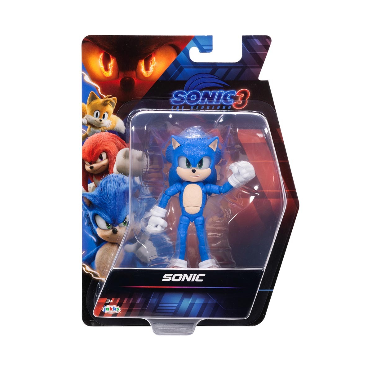 Boneco Articulado Sonic De 12Cm - Sonic 3: O Filme