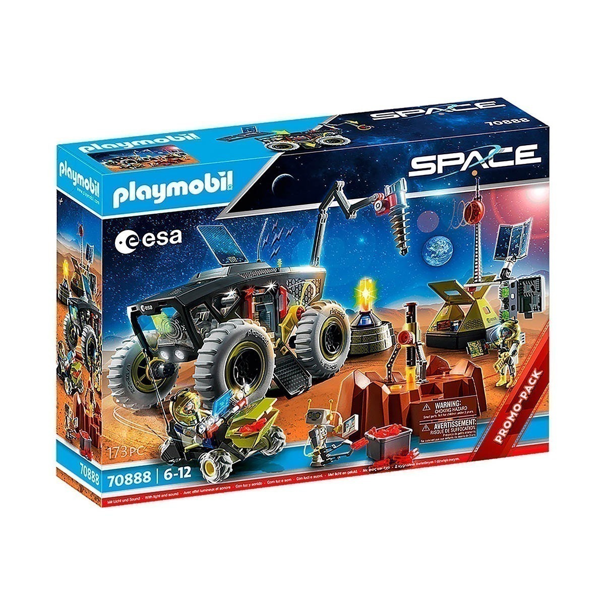 Playmobil - Expedição Marte Com Veículo - Space - 70888