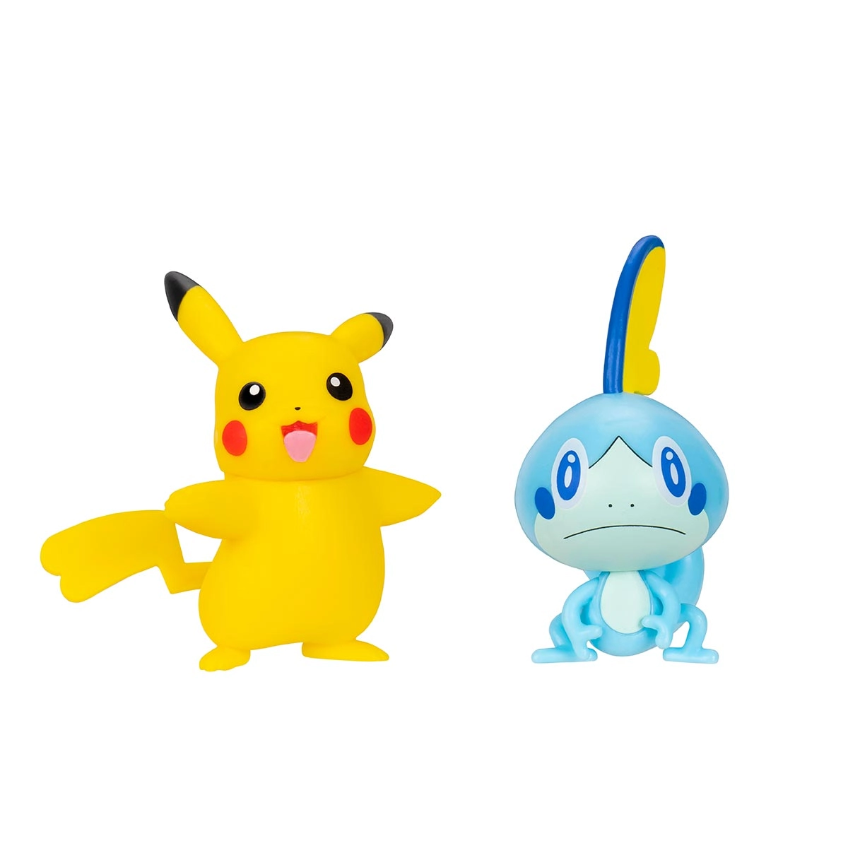 2 Bonecos De Batalha Pikachu + Sobble - Pokémon