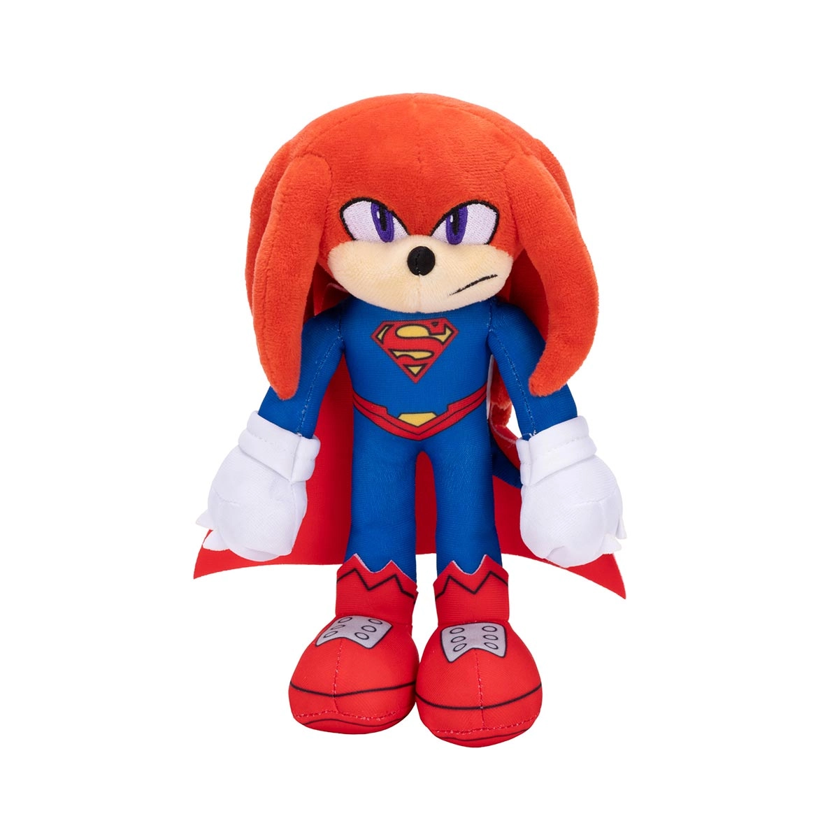 Pelúcia Knuckles Superman de 22cm - Sonic Warner