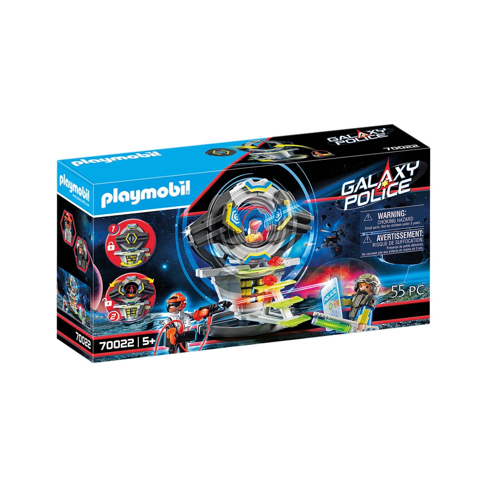 Playmobil - Caixa Forte Com Código Secreto - Galaxy Police - 70022 Playmobil - Caixa Forte Com Código Secreto - Galaxy Police - 70022