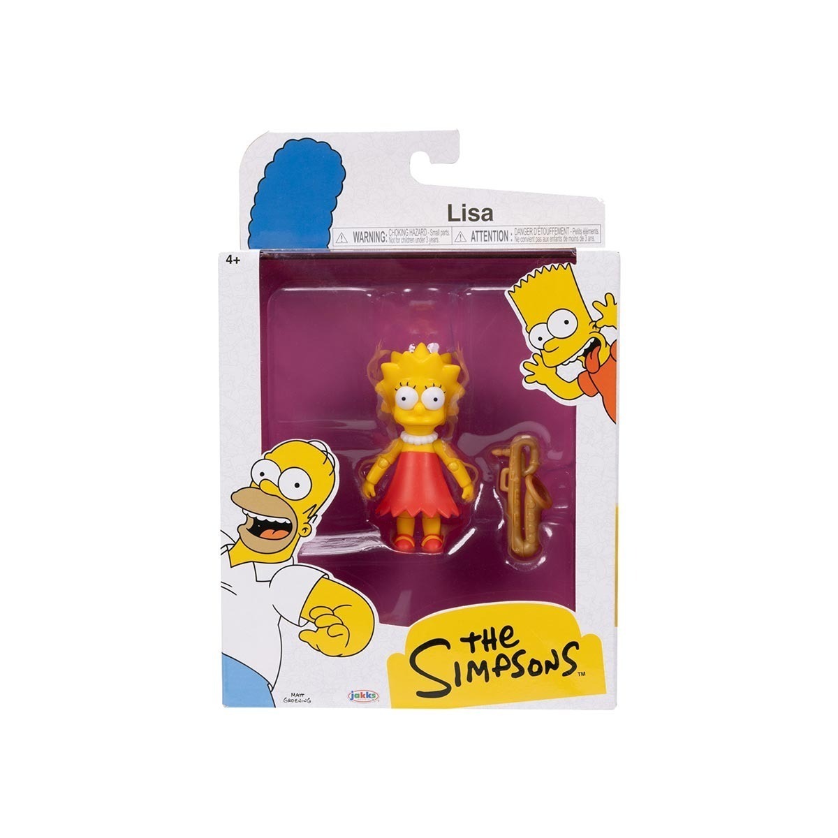 Boneca Articulada Lisa de 8cm com Saxofone - Os Simpsons