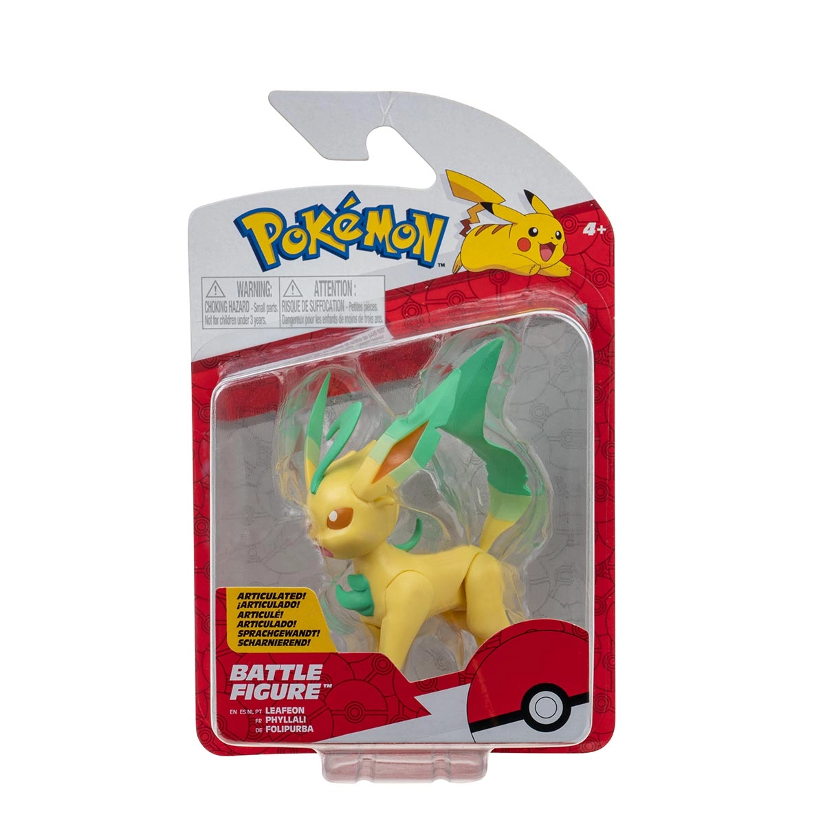 Boneco De Batalha Leafeon - Pokémon