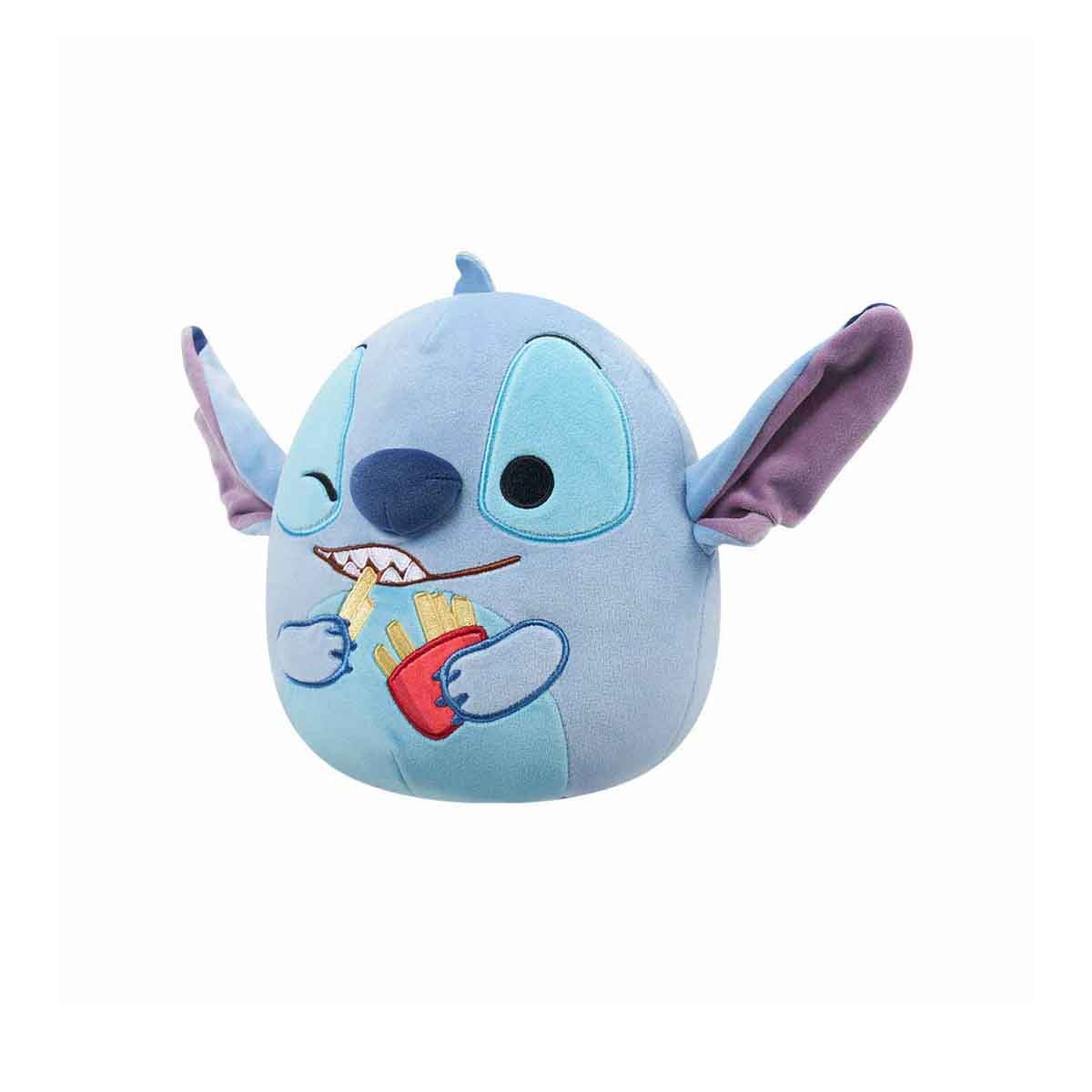 Pelúcia Squishmallows 20Cm Do Stitch Com Batata Frita Disney