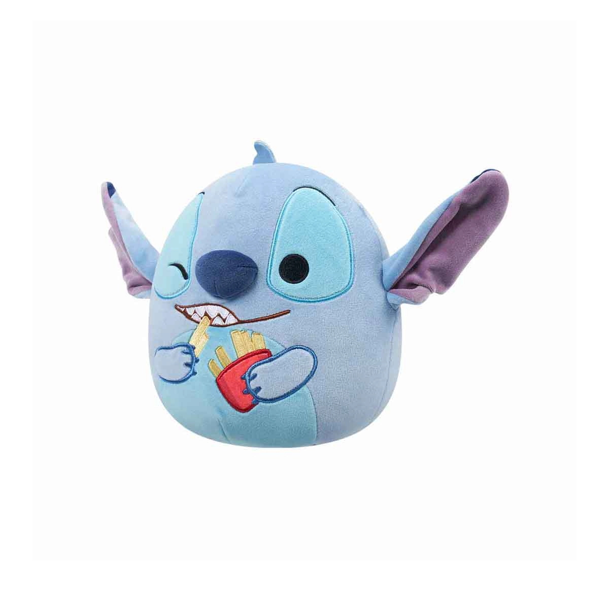 Pelúcia Squishmallows 20Cm Do Stitch Com Batata Frita Disney