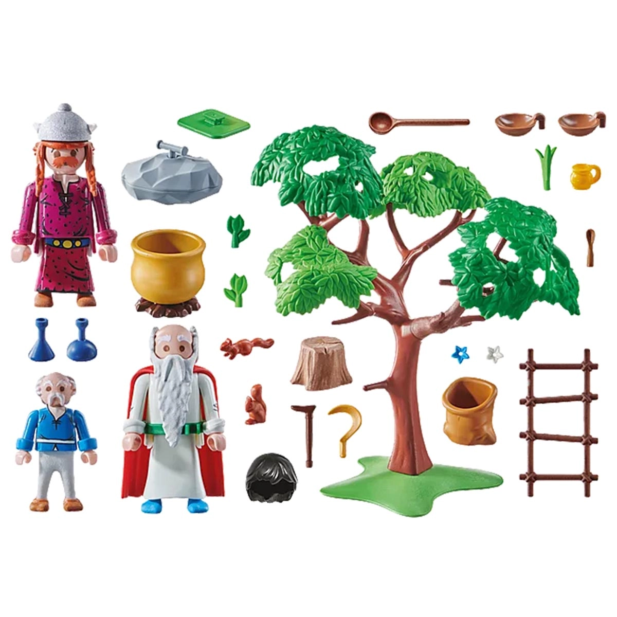 Playmobil - Getafix Com O Caldeirão Da Poção Mágica - Asterix - 70933 Playmobil - Getafix Com O Caldeirão Da Poção Mágica - Asterix - 70933