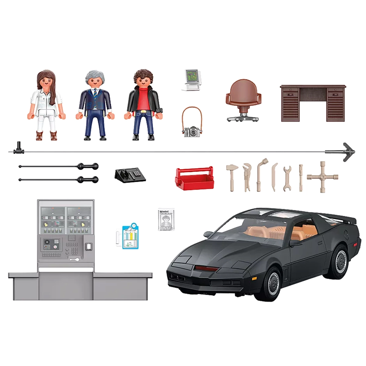 Playmobil - Super Máquina Cavaleiro Rider K.I.T.T - Knight Rider - 70924 Playmobil - Super Máquina Cavaleiro Rider K.I.T.T - Knight Rider - 70924