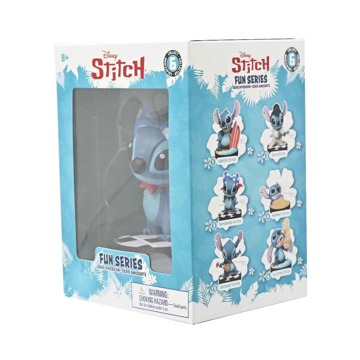 Boneco Stitch Super Herói De 7Cm - Yume Hero Box