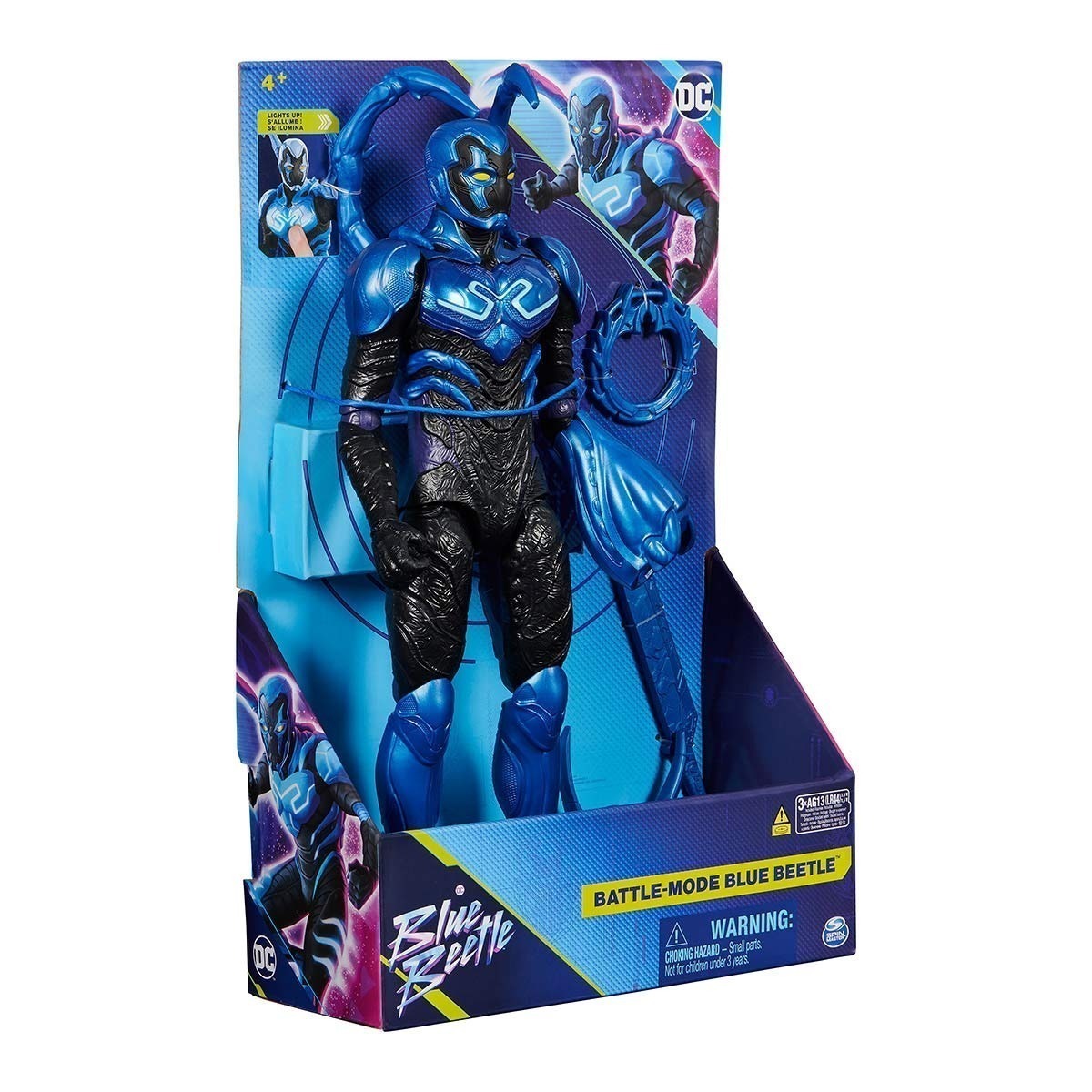 Besouro Azul - Boneco De 30Cm Com Luz, Som E Acessorios Dc