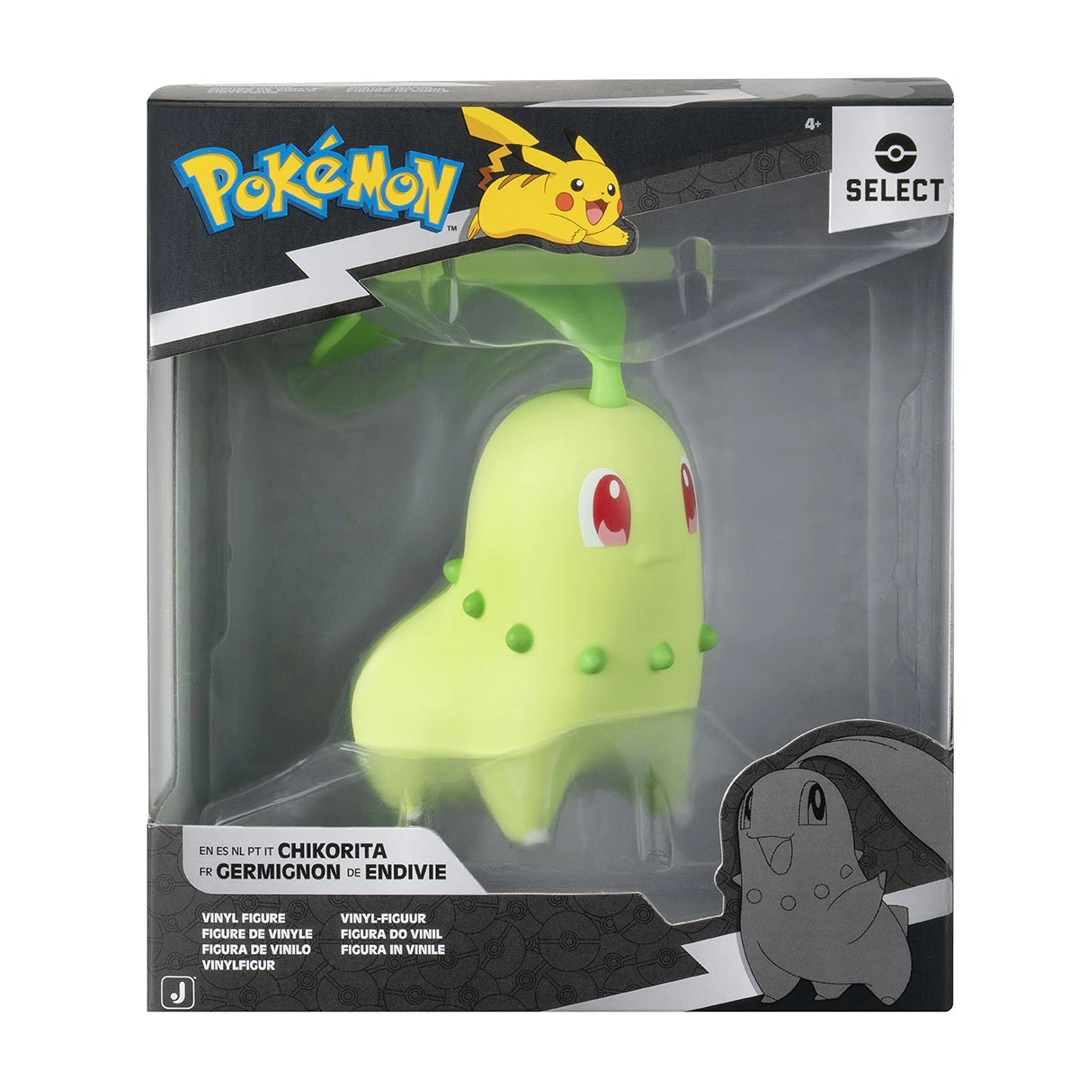 Pokemon - Boneco de Vinil de 9cm - Chikorita
